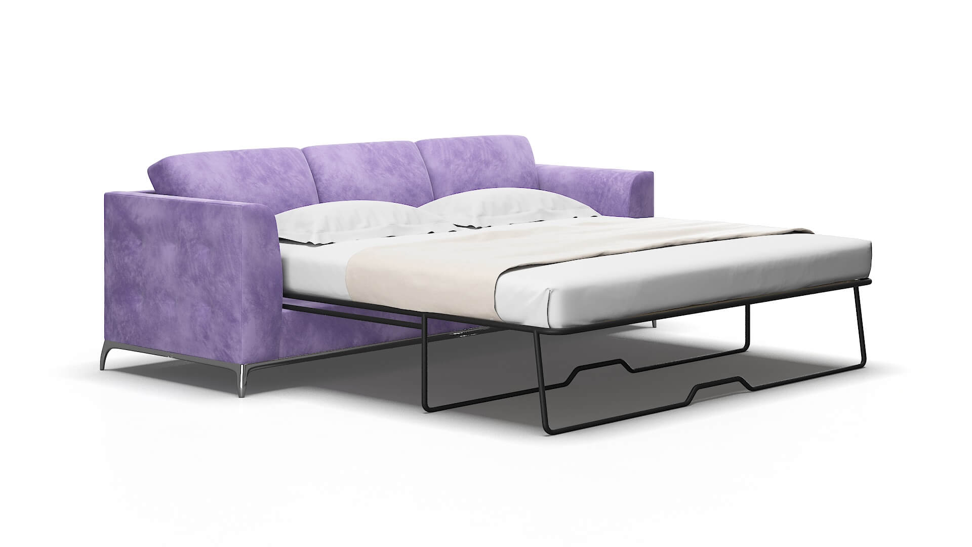 Toronto Royale Lavender Sofa Sleeper Espresso legs 2