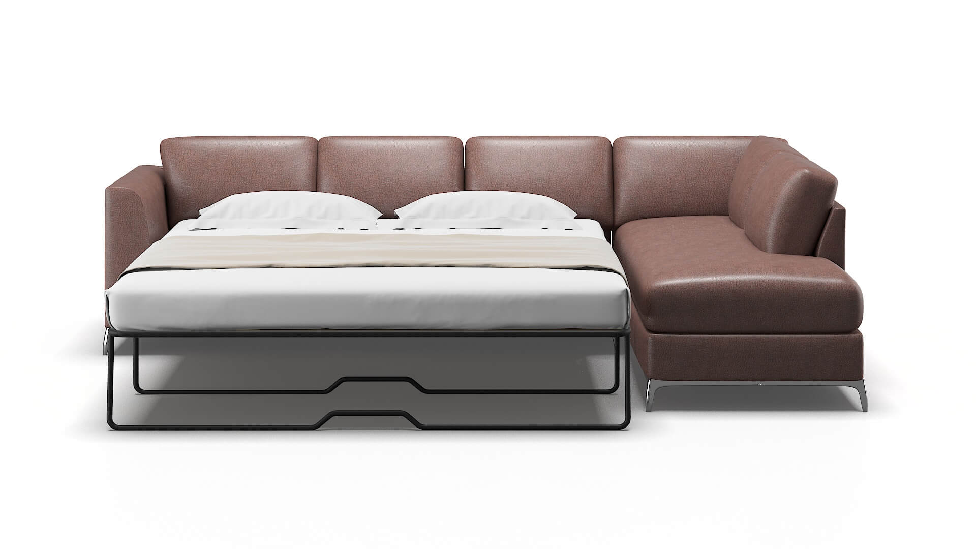 Toronto Royale Mocha Panel Sleeper Espresso legs 1