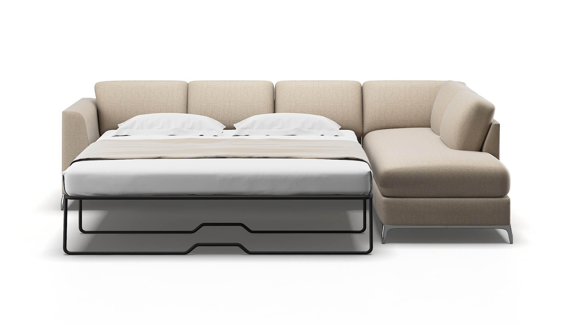 Toronto Sosoftness 74 Panel Sleeper Espresso legs 1