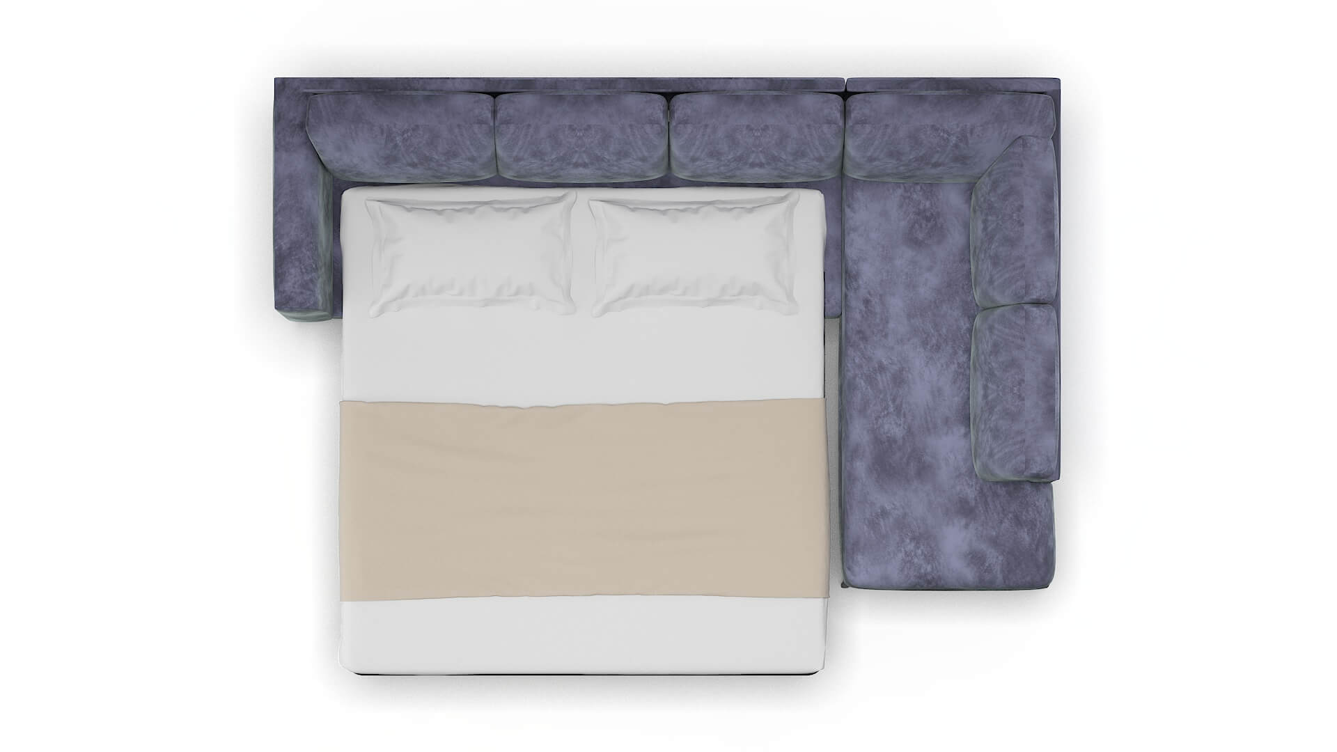 Toronto Terrain Dusk Panel Sleeper Espresso legs 3