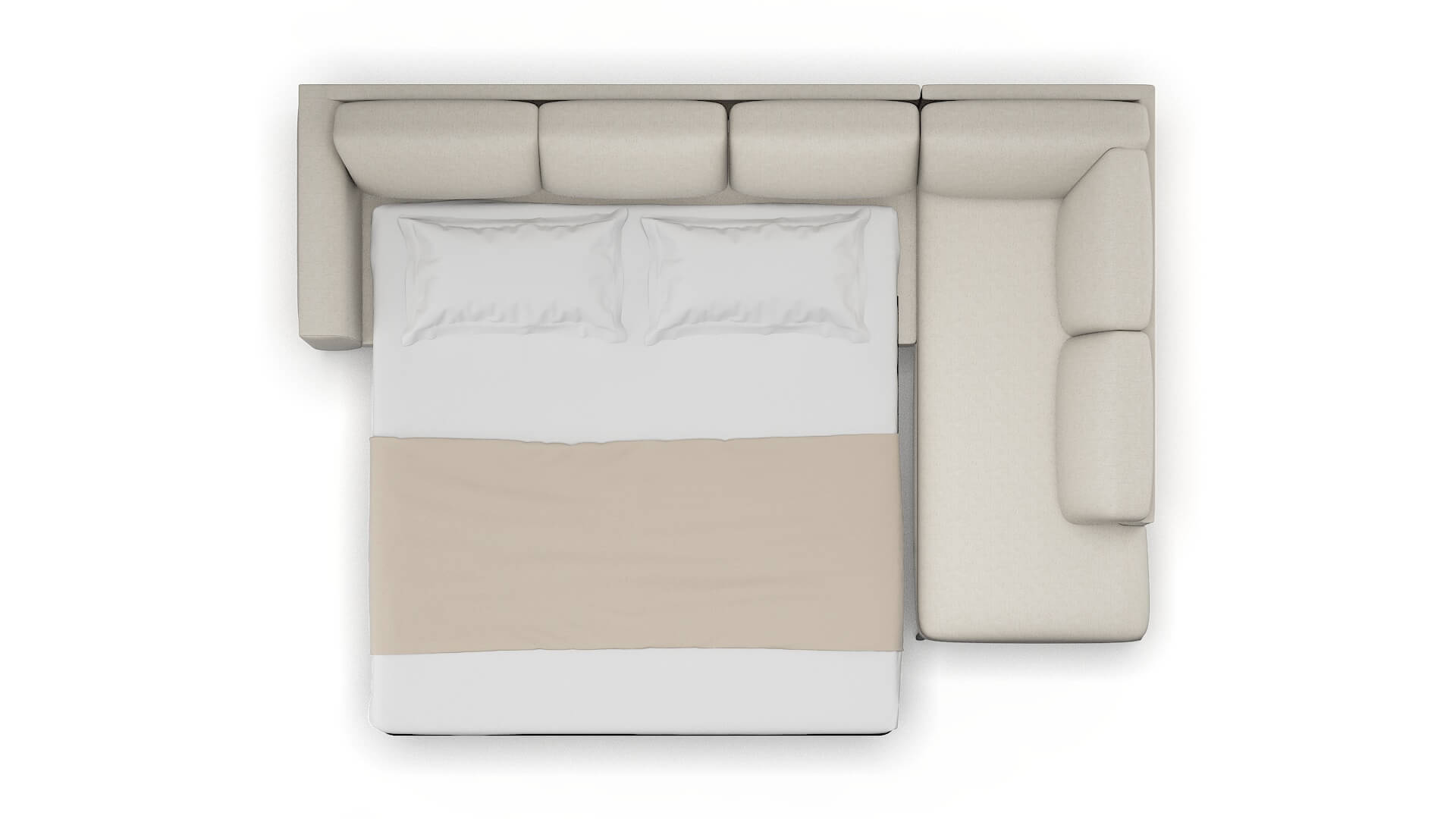 Toronto Terrain Natural Panel Sleeper Espresso legs 3