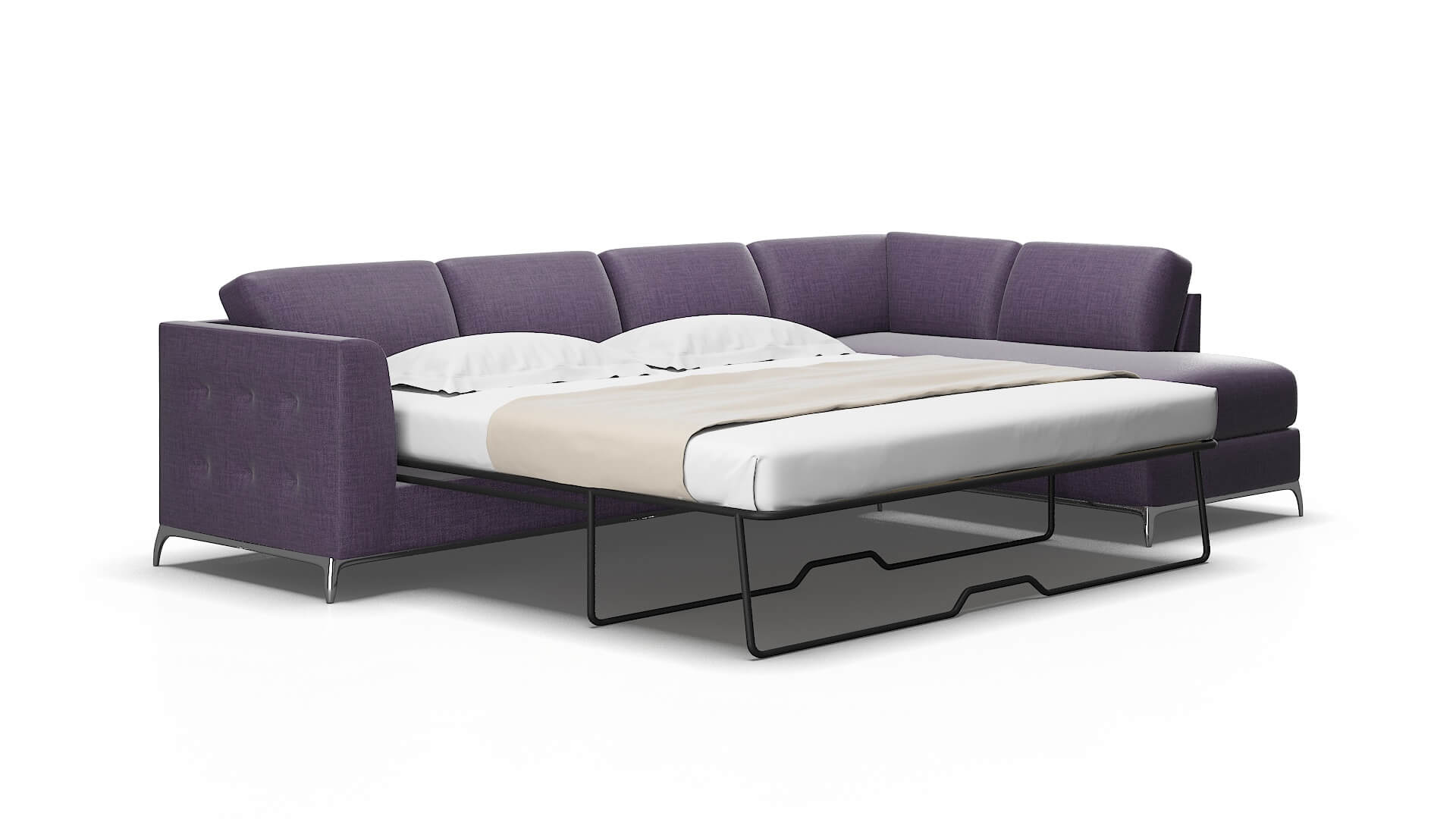 Toronto Tess Blackberry Panel Sleeper Espresso legs 2