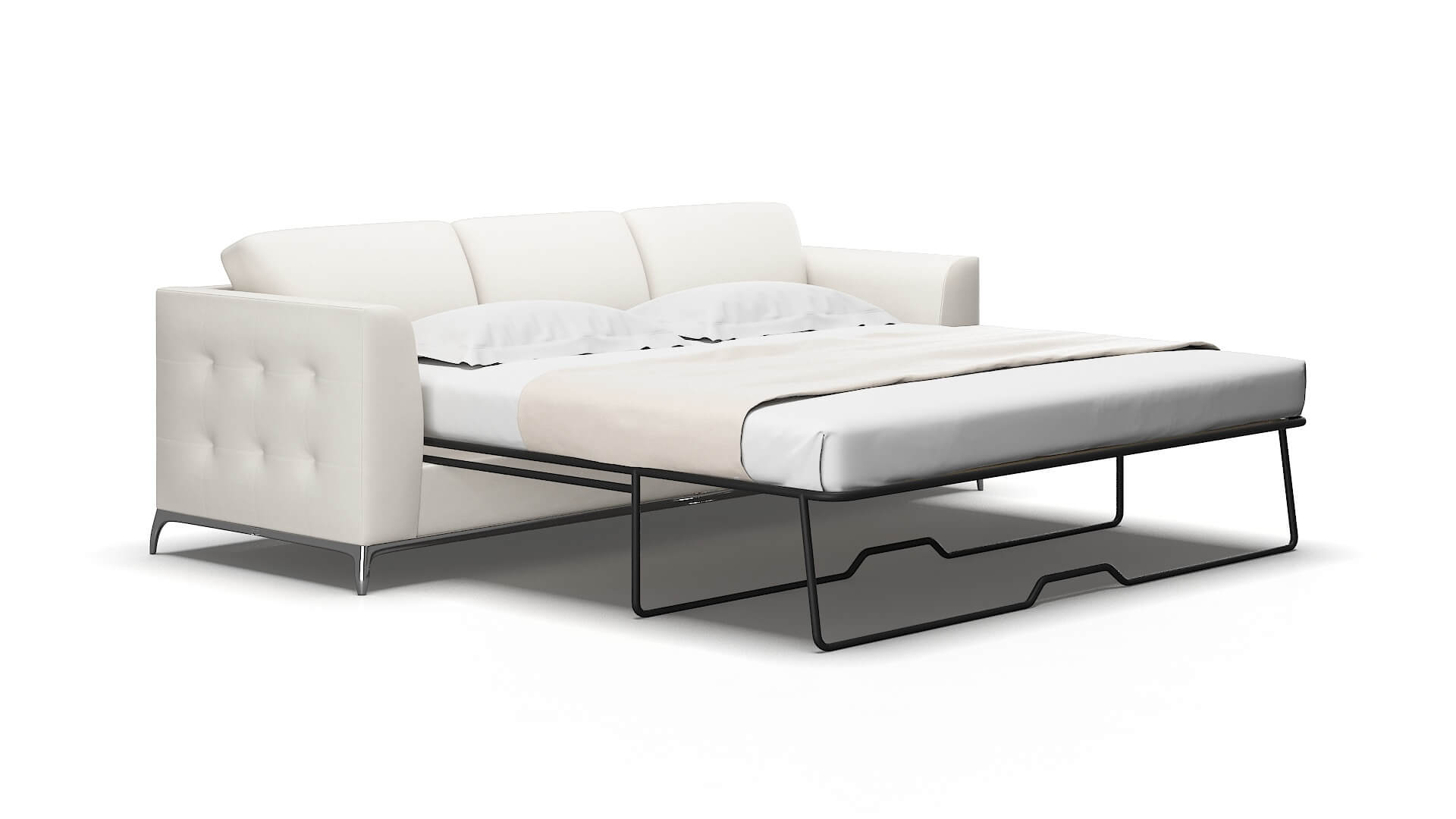 Toronto Venice Eggshell Sofa Sleeper Espresso legs 2