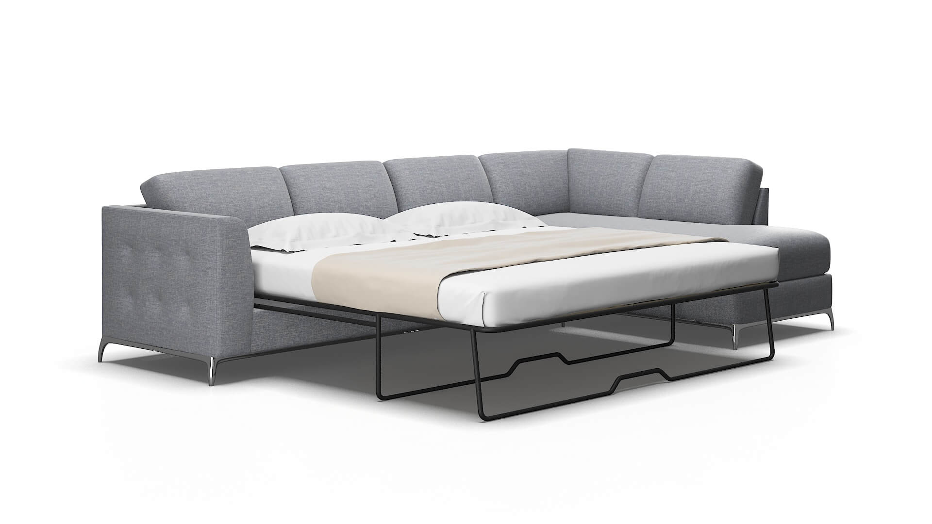 Toronto Venus Mist Panel Sleeper Espresso legs 2