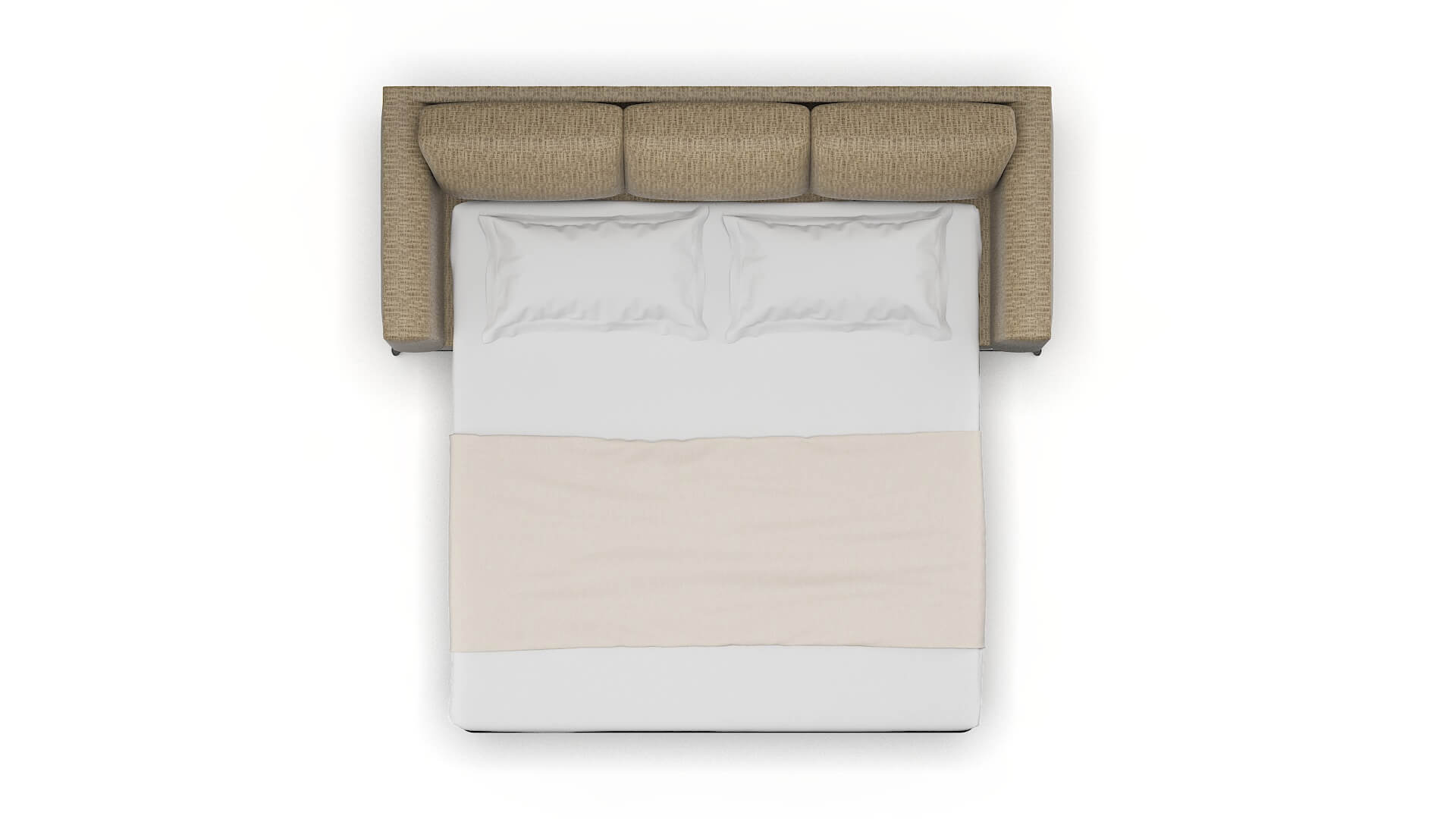 Toronto Venus Mocha Sofa Sleeper Espresso legs 3