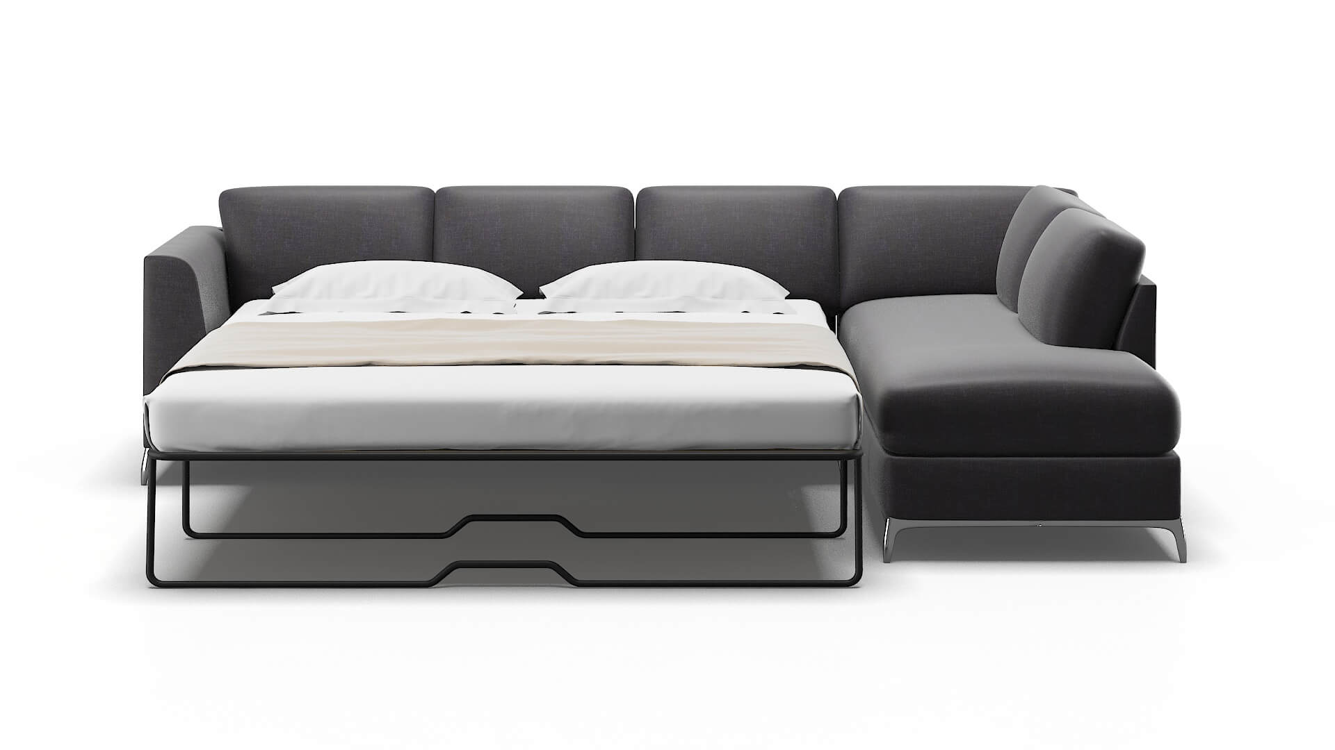 Toronto Venus Onyx Panel Sleeper Espresso legs 1