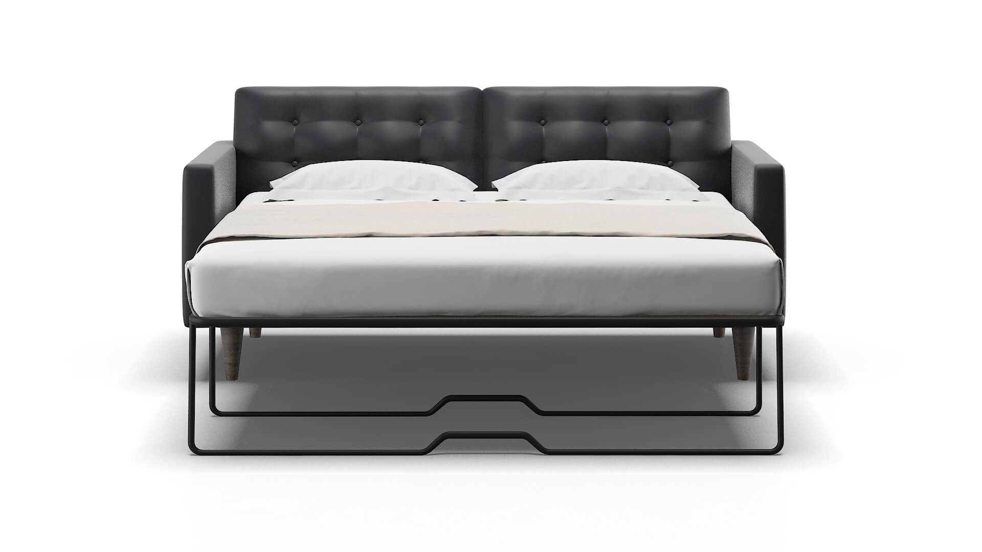 Turin Atlas_plz Navy Sofa Sleeper Espresso legs 1