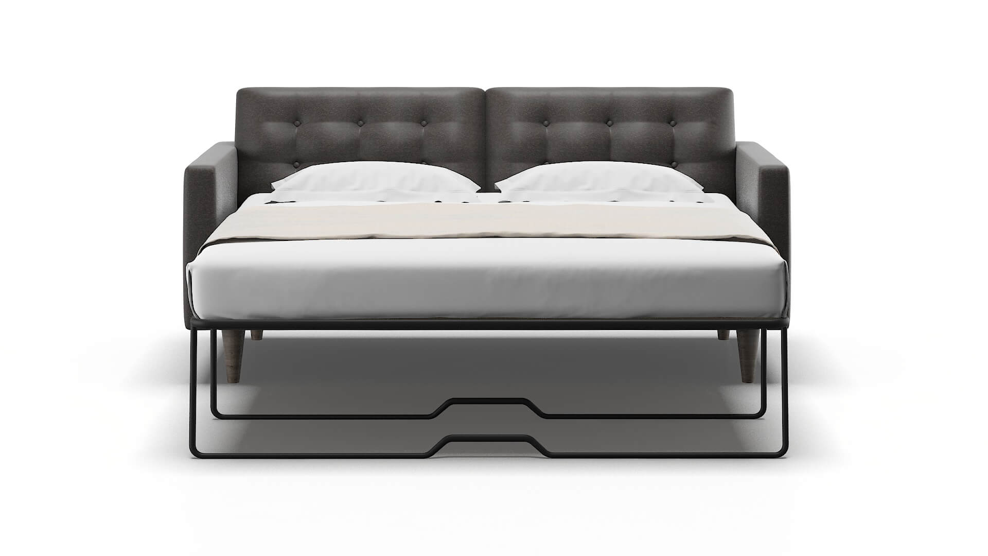 Turin Avenger Denim Sofa Sleeper Espresso legs 1