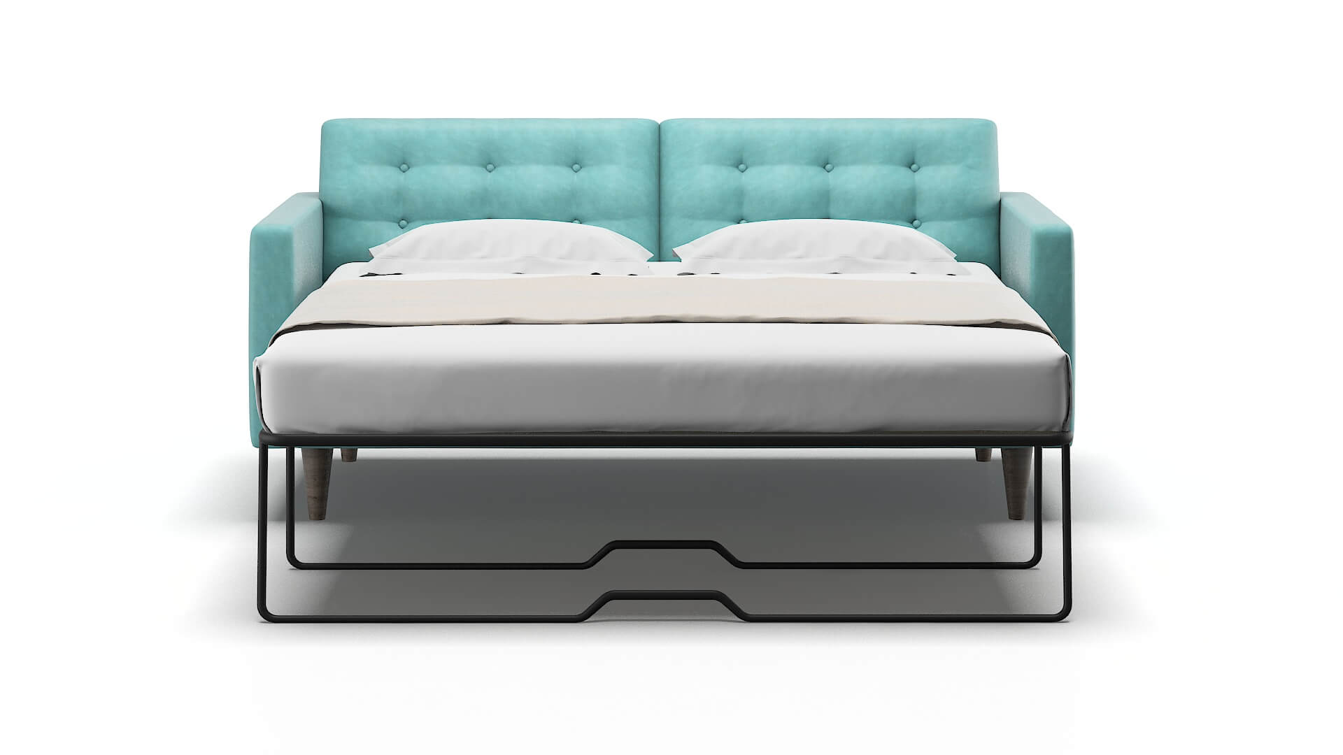 Turin Bella Caribbean Sofa Sleeper Espresso legs 1