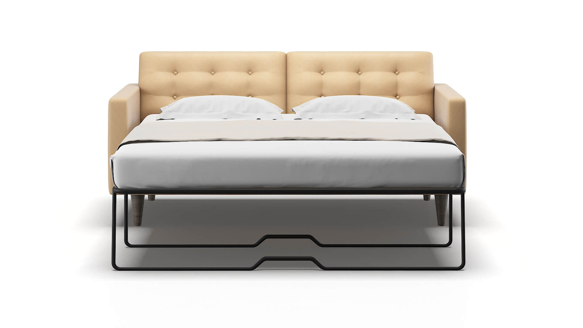 Turin Bella Coffee Sofa Sleeper Espresso legs 1