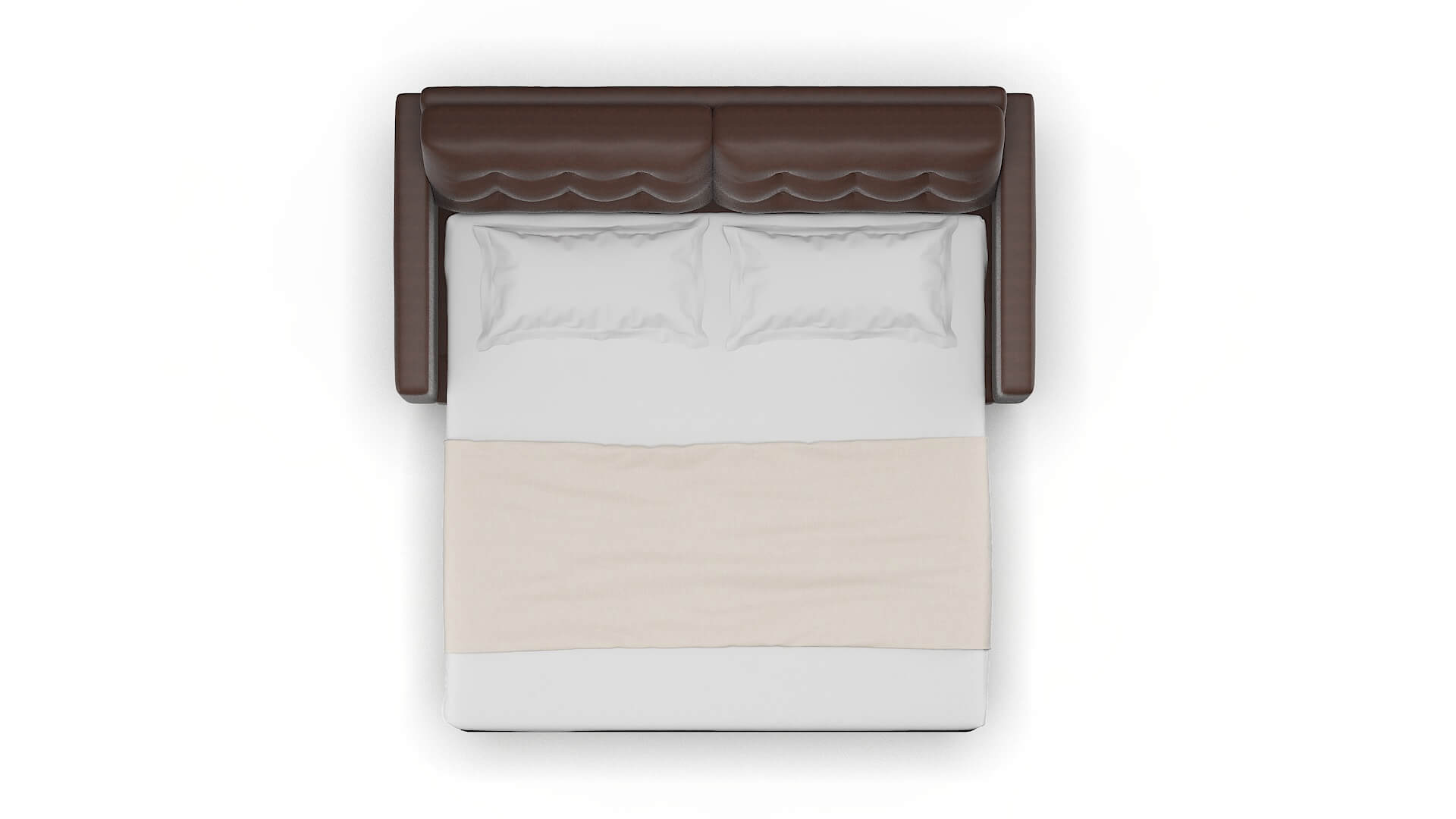 Turin Bella Espresso Sofa Sleeper Espresso legs 3