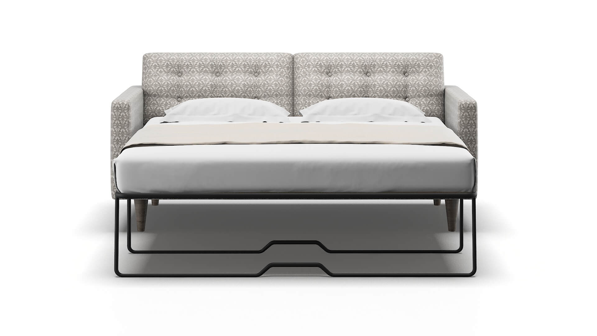 Turin Bergamo Dove Sofa Sleeper Espresso legs 1