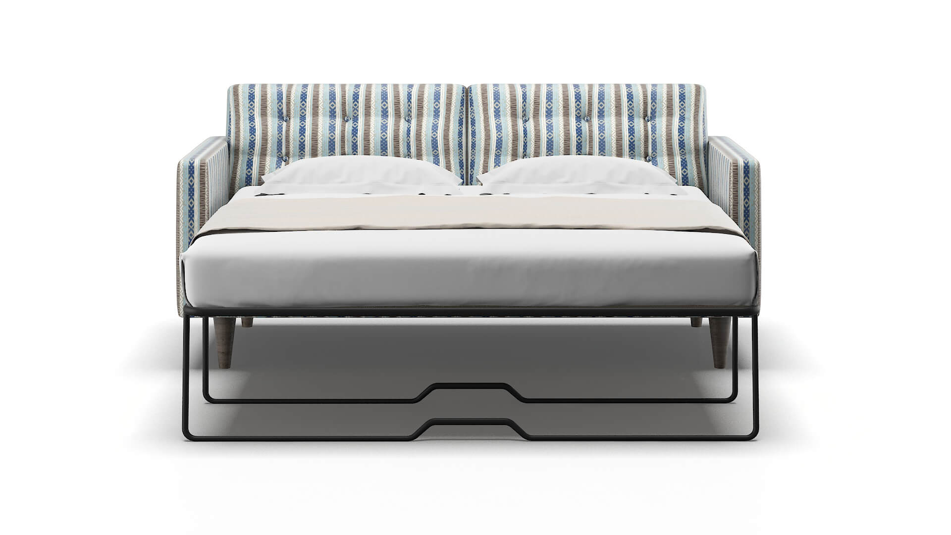 Turin Bodhi Indigo Sofa Sleeper Espresso legs 1