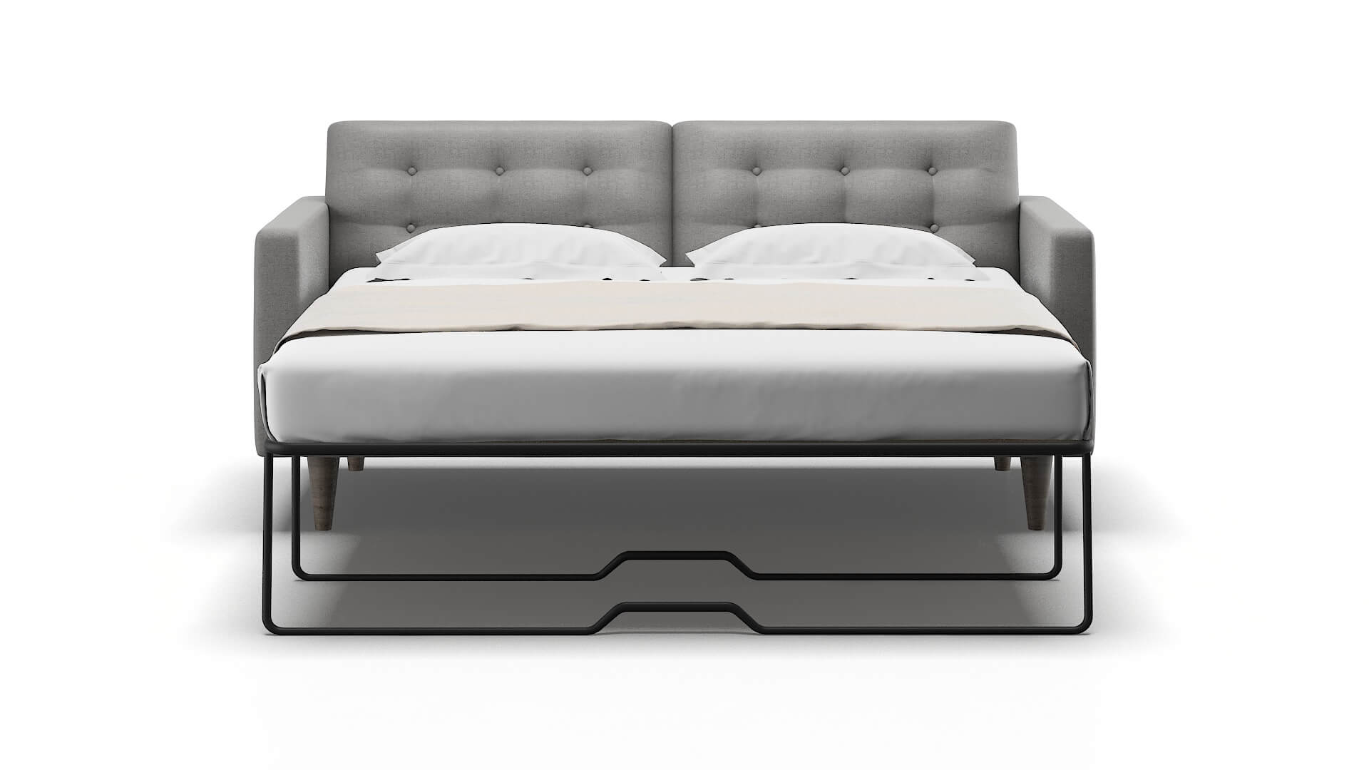 Turin Catalina Steel Sofa Sleeper Espresso legs 1