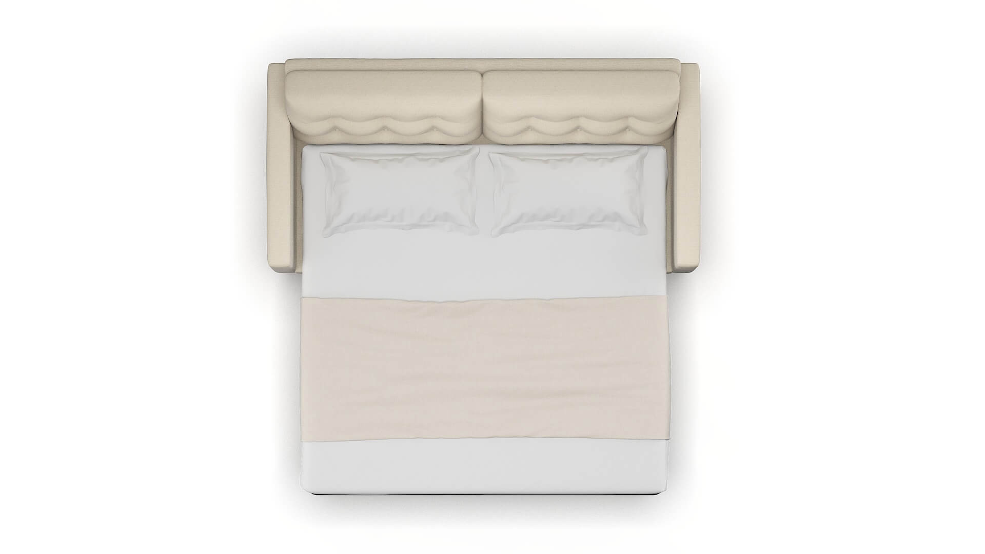 Turin Chance Sand Sofa Sleeper Espresso legs 3