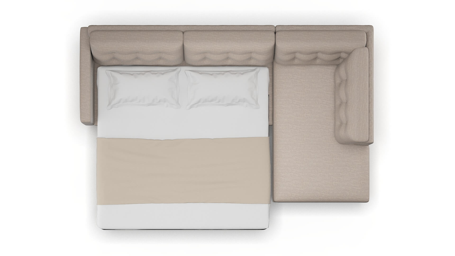 Turin Clyde Dolphin Panel Sleeper Espresso legs 3