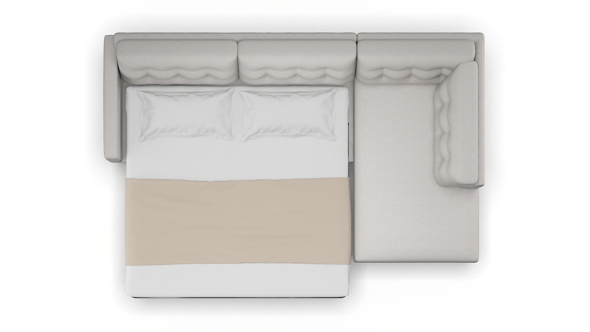 Turin Curious Spa Panel Sleeper Espresso legs 3