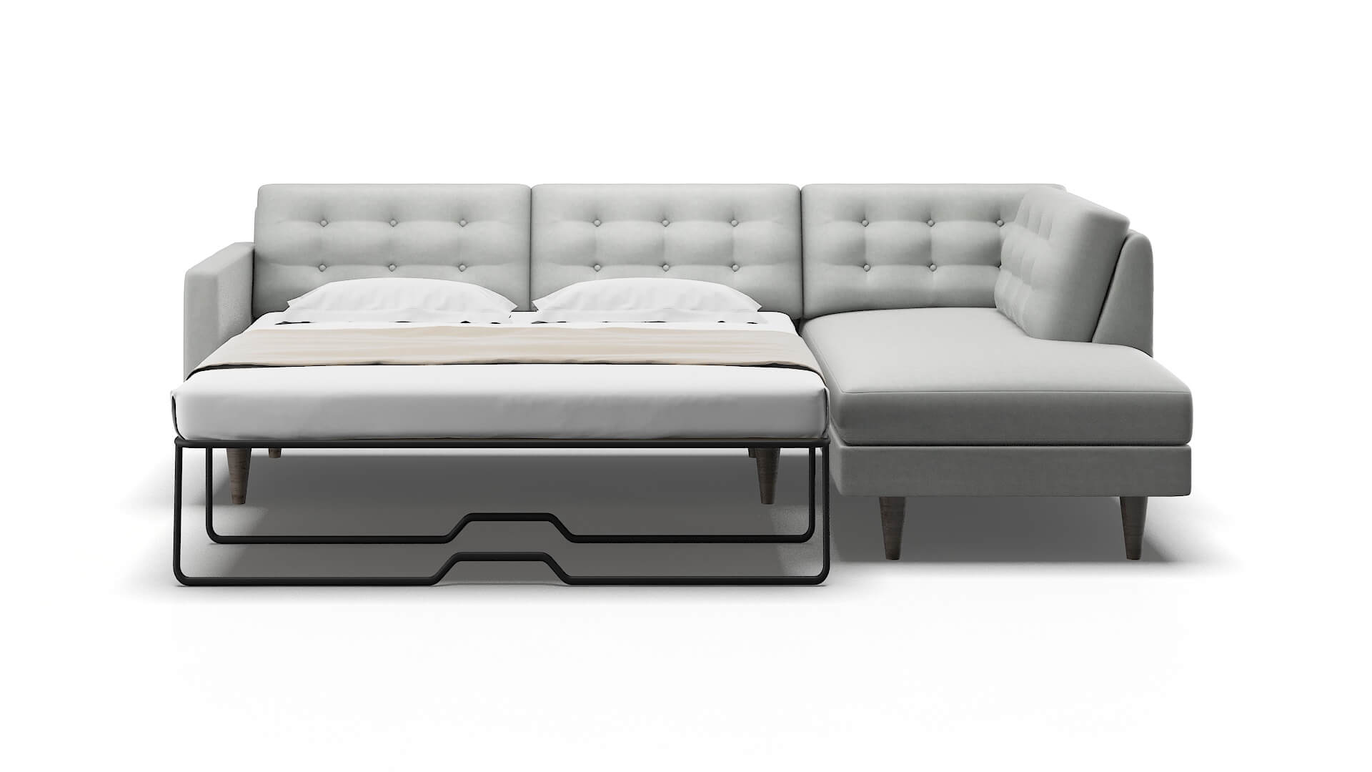 Turin Dawson Platinum Panel Sleeper Espresso legs 1