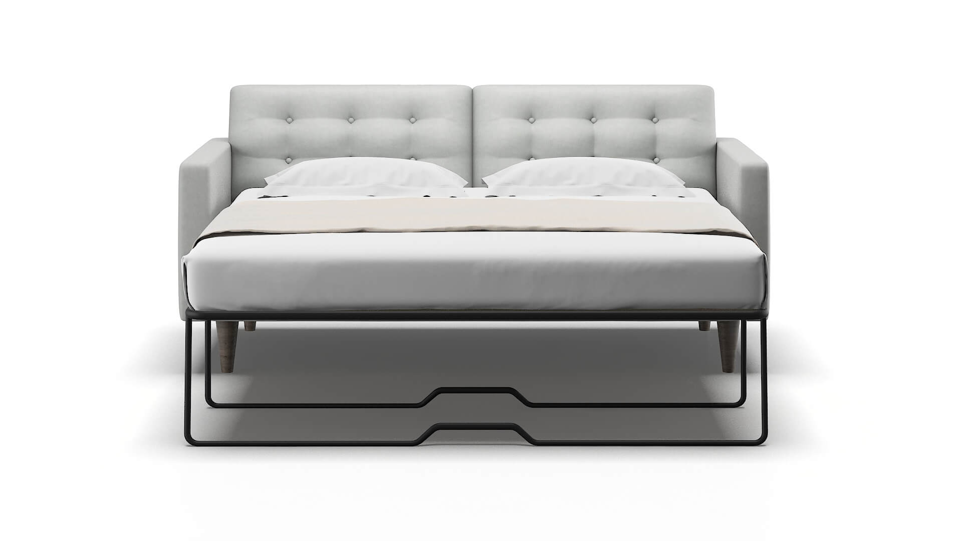 Turin Dawson Platinum Sofa Sleeper Espresso legs 1