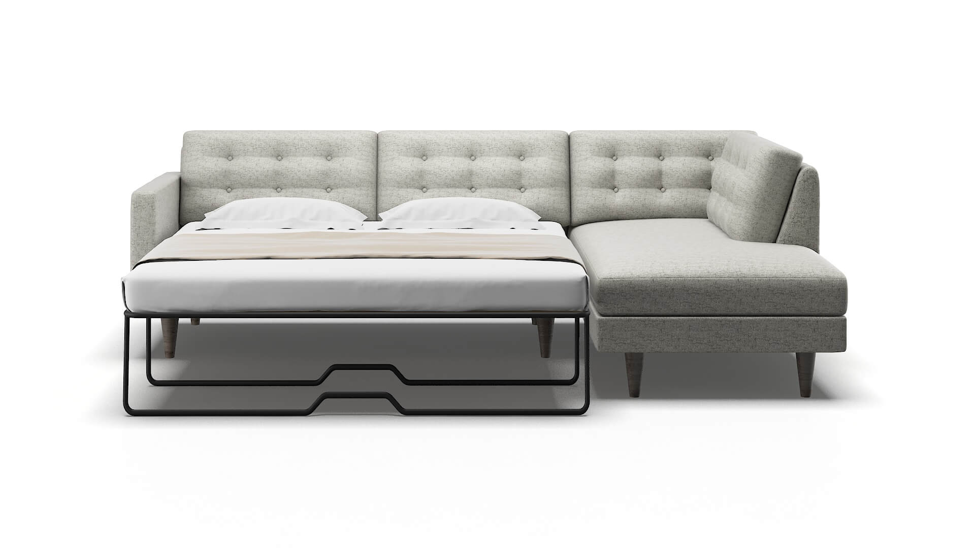 Turin Derby Silver Panel Sleeper Espresso legs 1