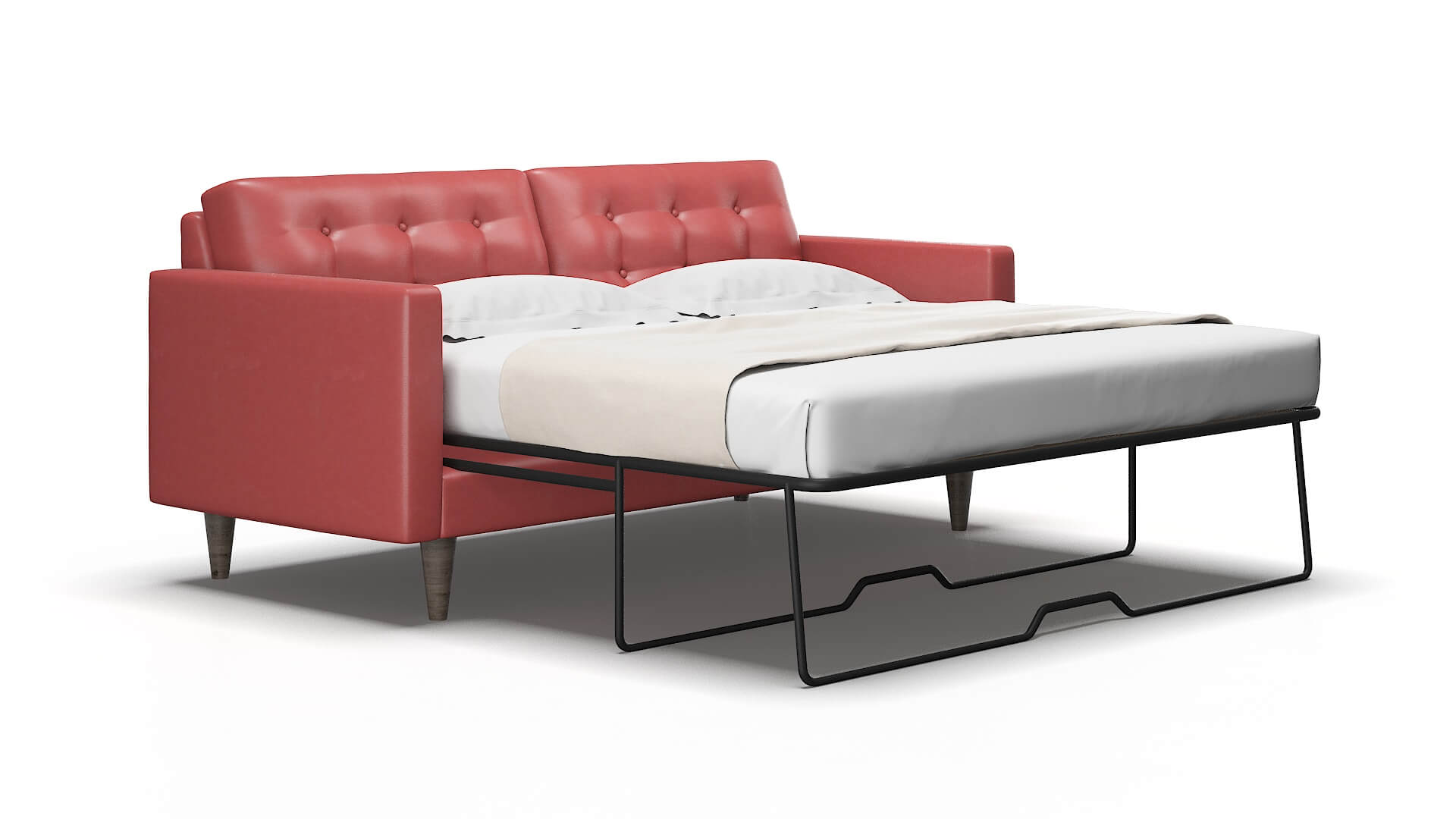 Turin Dillion Cordovan Sofa Sleeper Espresso legs 2