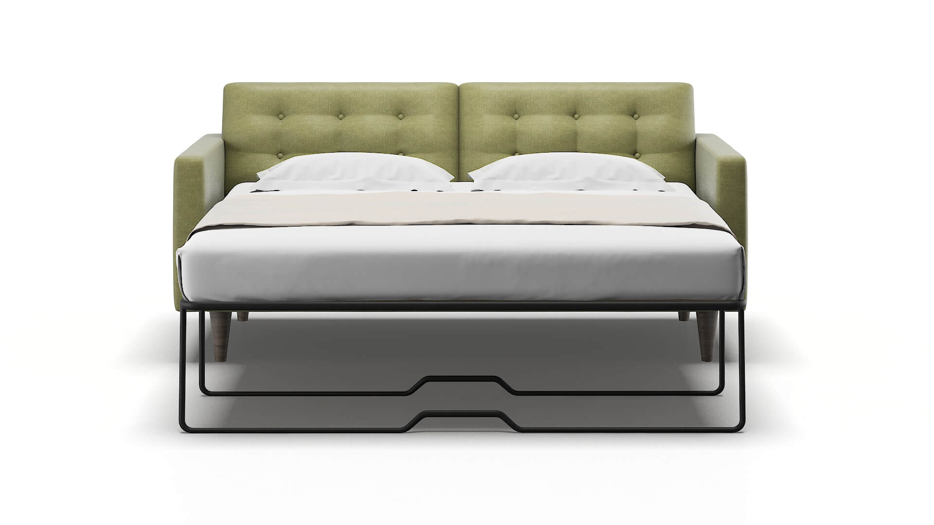 Turin Durham Lime Sofa Sleeper Espresso legs 1