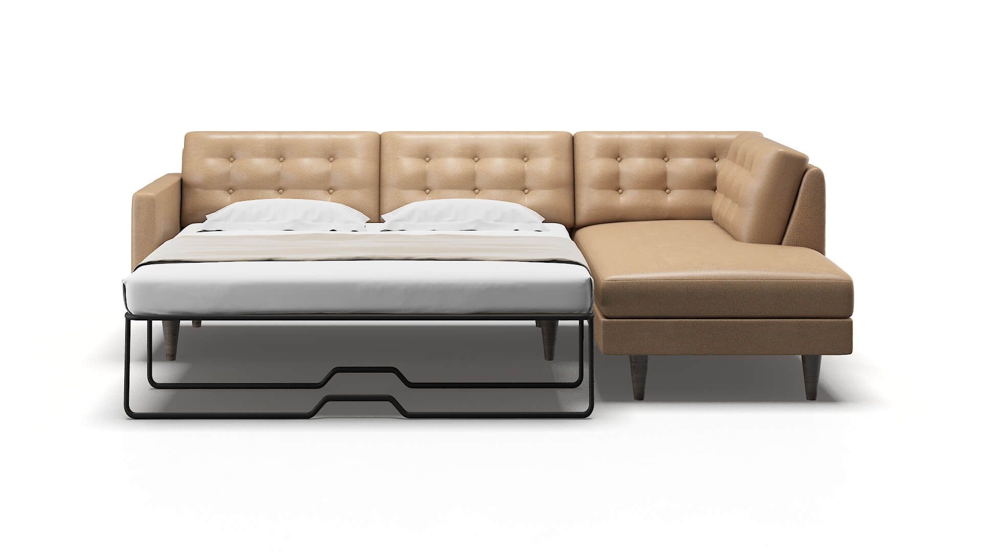 Turin Ford Dune Panel Sleeper Espresso legs 1