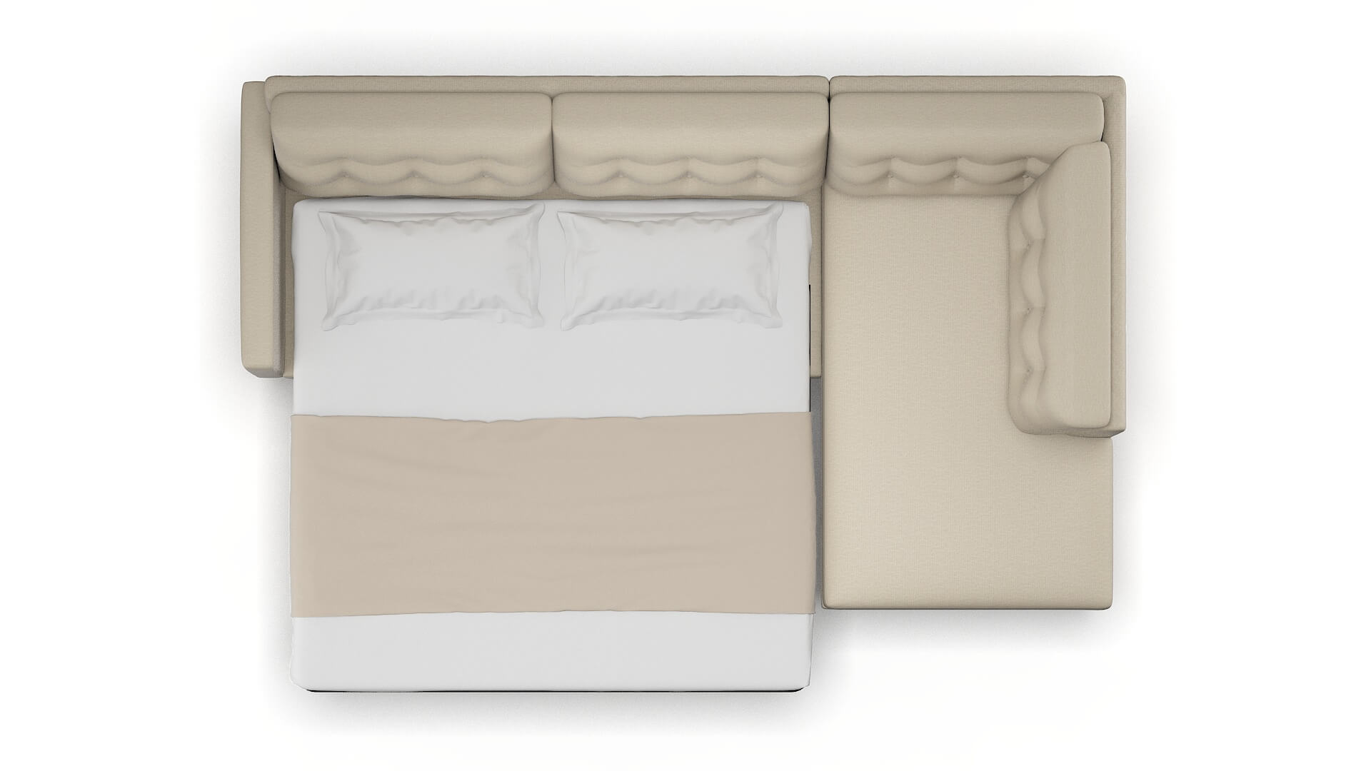 Turin Insight Barley Panel Sleeper Espresso legs 3