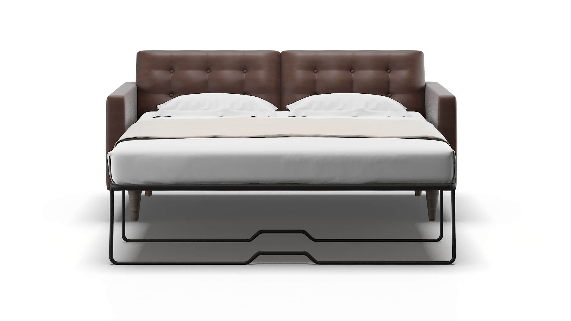 Turin Insight Cafe Sofa Sleeper Espresso legs 1