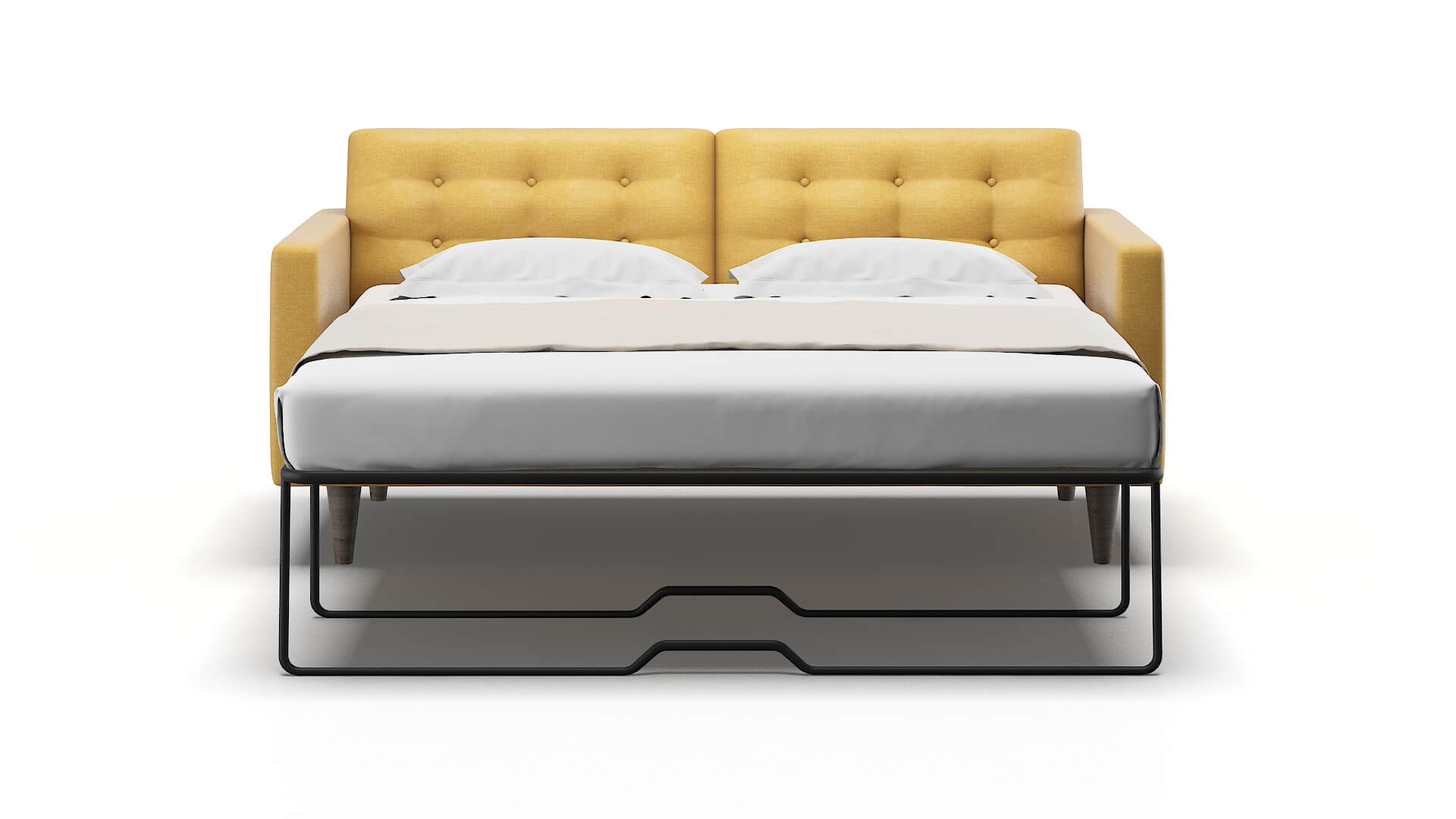 Turin Insight Citronella Sofa Sleeper Espresso legs 1