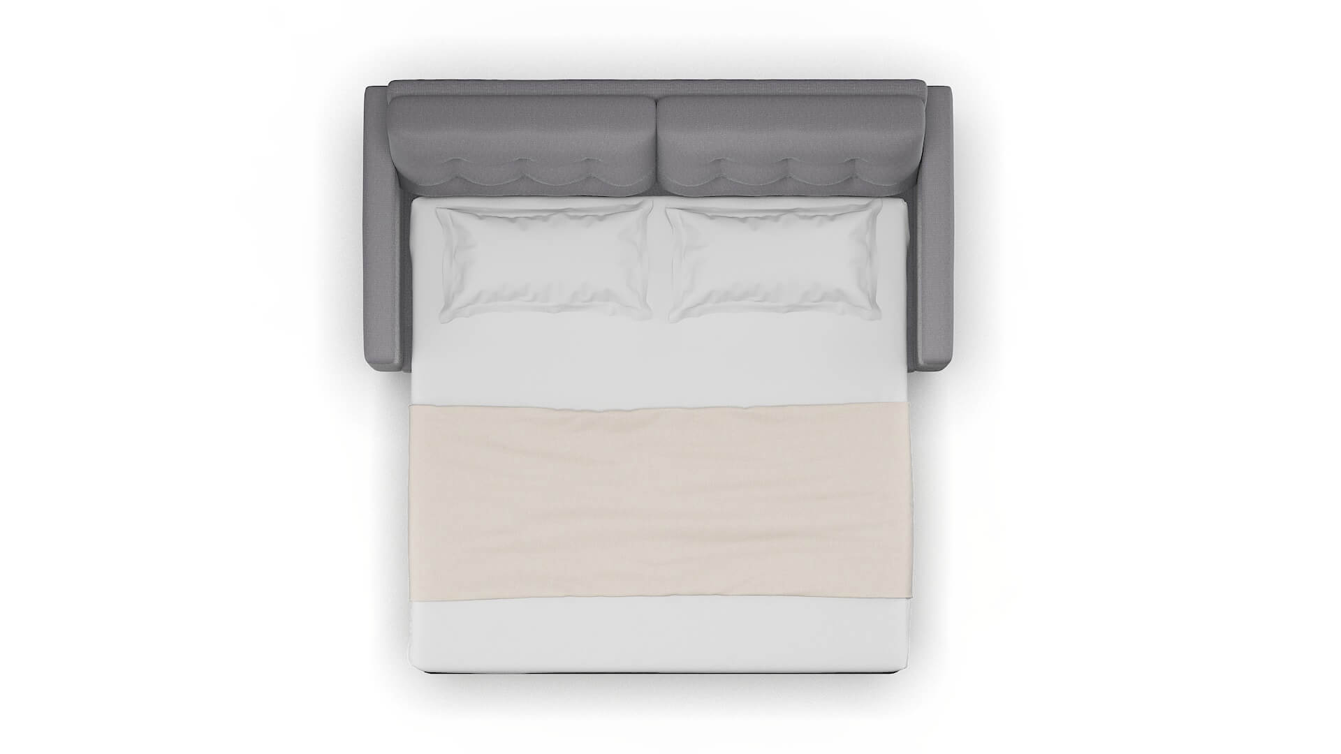 Turin Insight Denim Sofa Sleeper Espresso legs 3