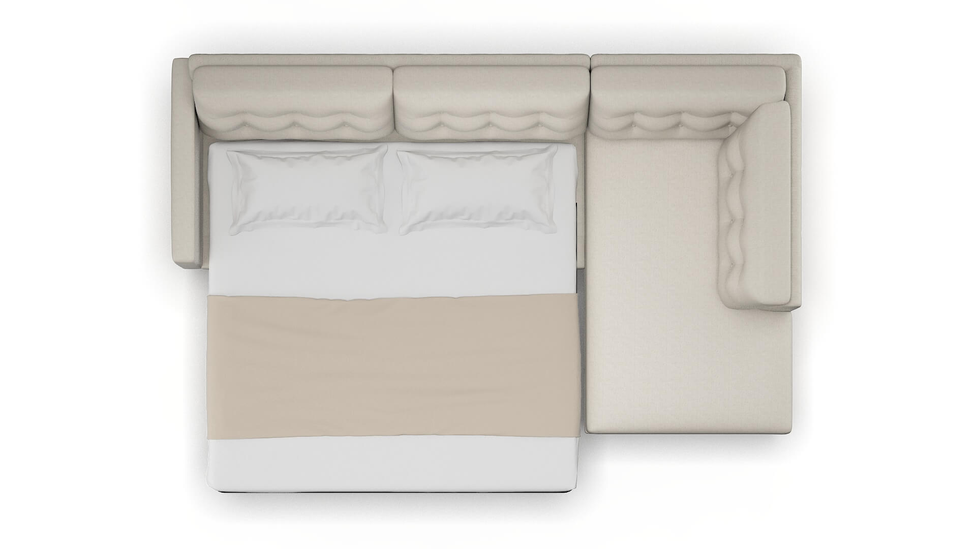 Turin Insight Dove Panel Sleeper Espresso legs 3