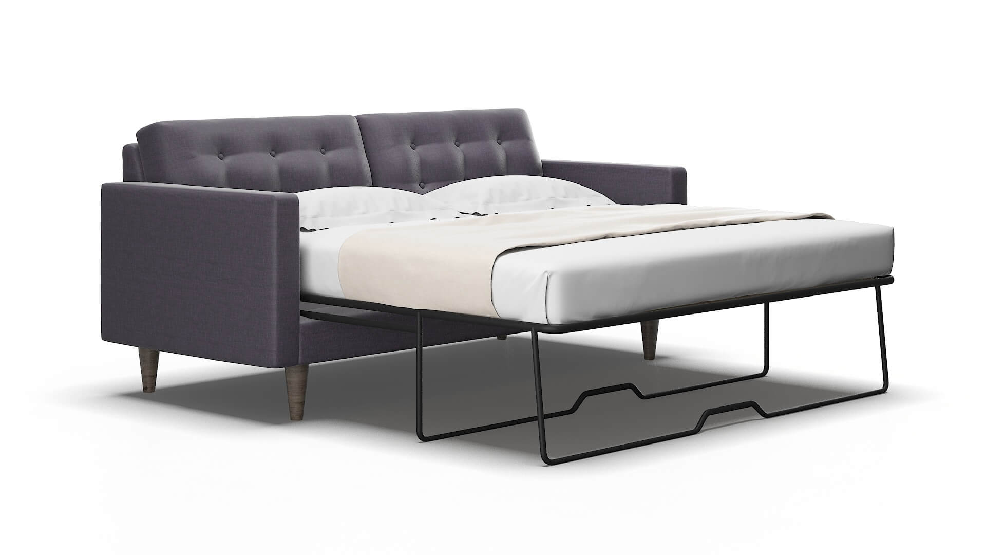 Turin Keylargo Grape Sofa Sleeper Espresso legs 2