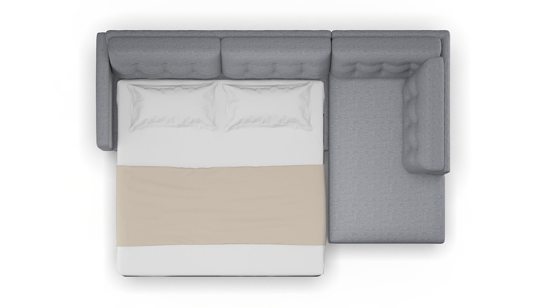 Turin Lana Ash Panel Sleeper Espresso legs 3