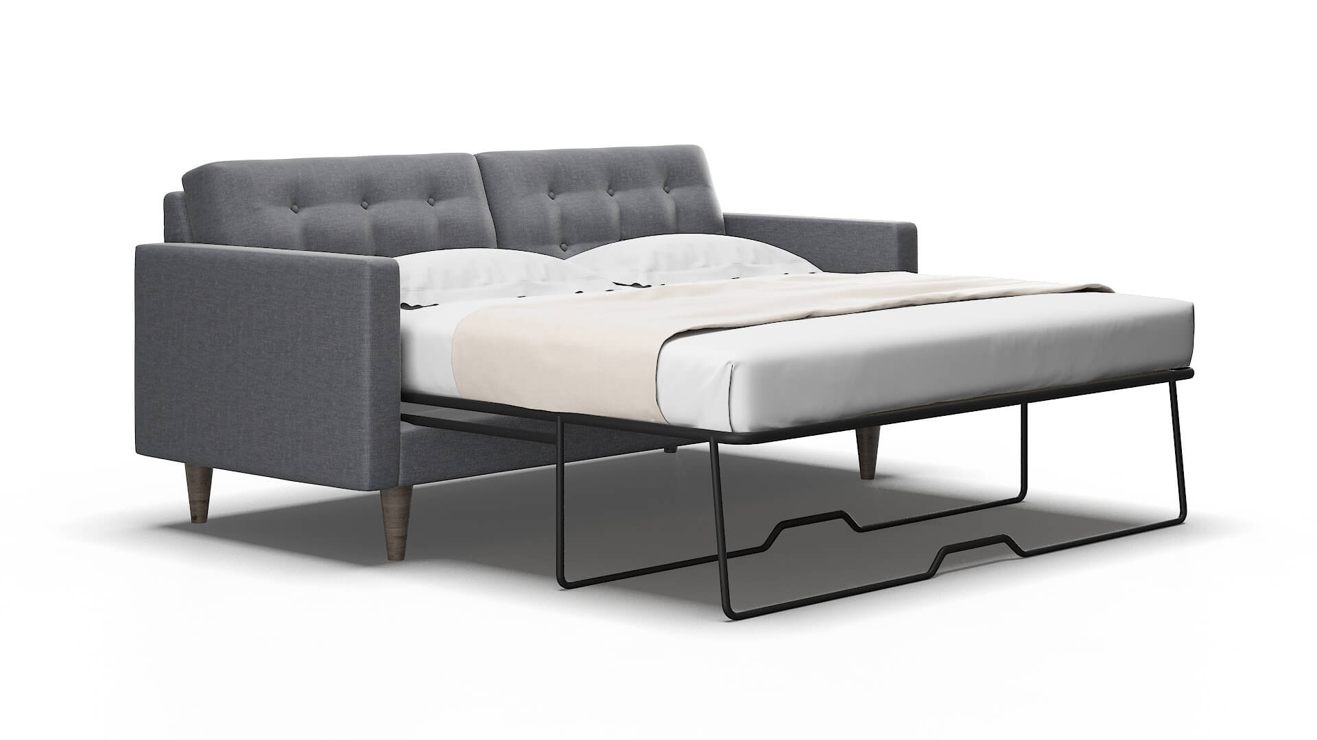 Turin Lana onyx Sofa sleeper Espresso Legs  2