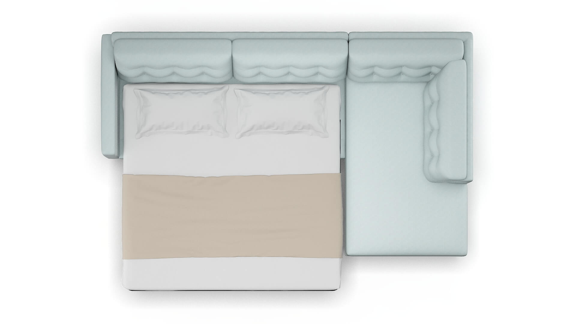 Turin Leslie Robins_egg Panel Sleeper Espresso legs 3