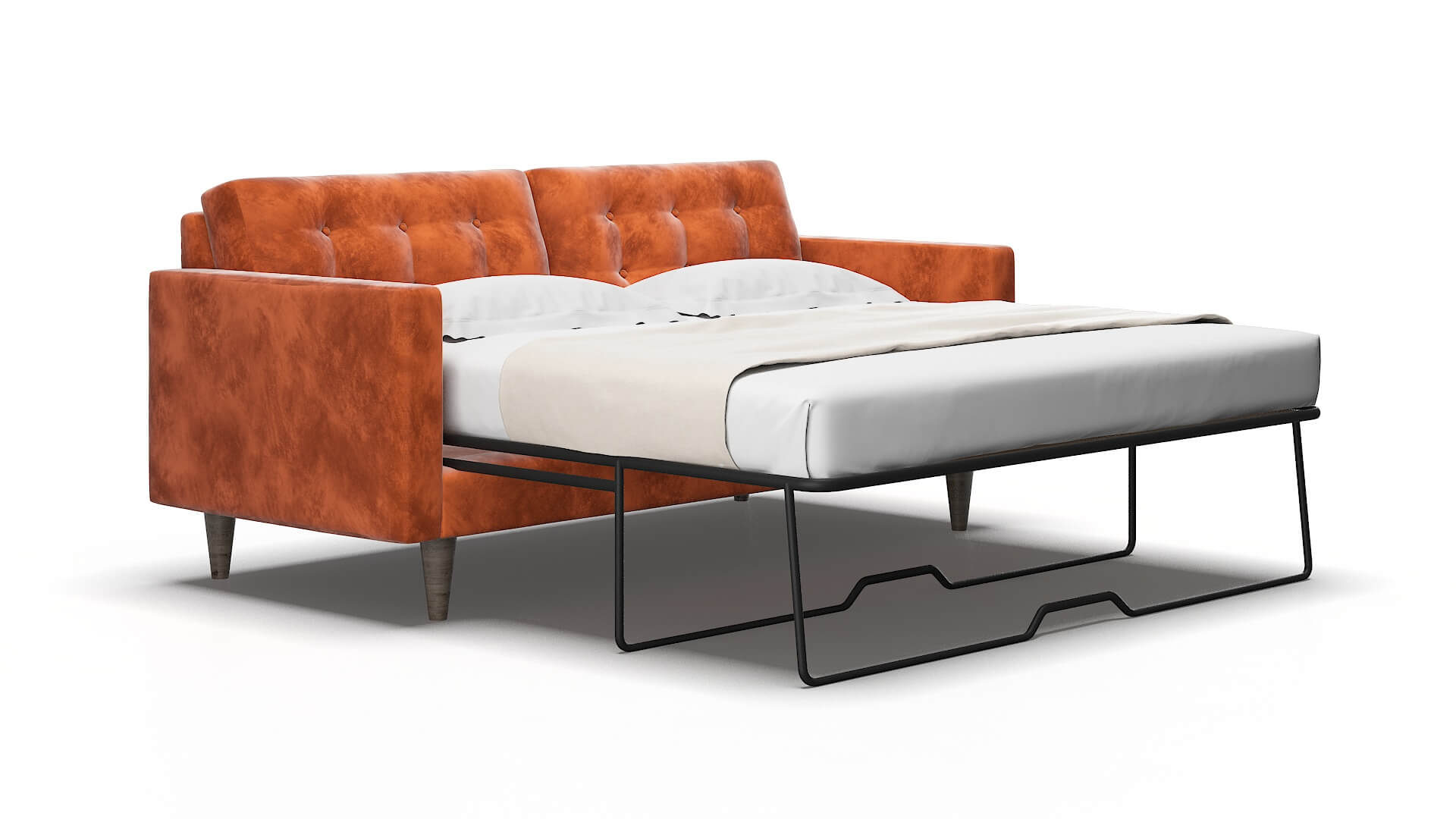 Turin Loft copper Sofa sleeper Espresso Legs  2
