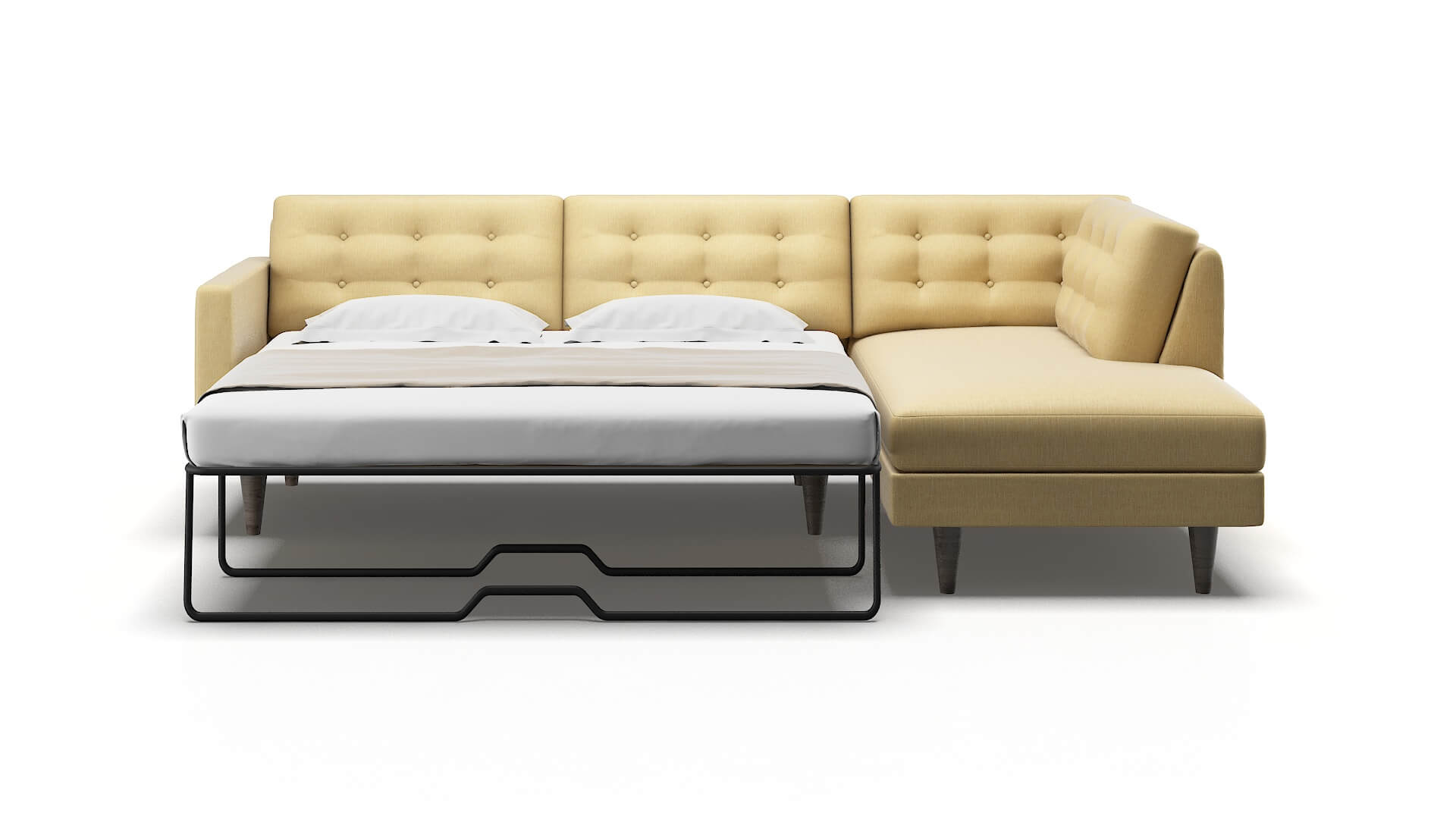 Turin Malibu Maize Panel Sleeper Espresso legs 1