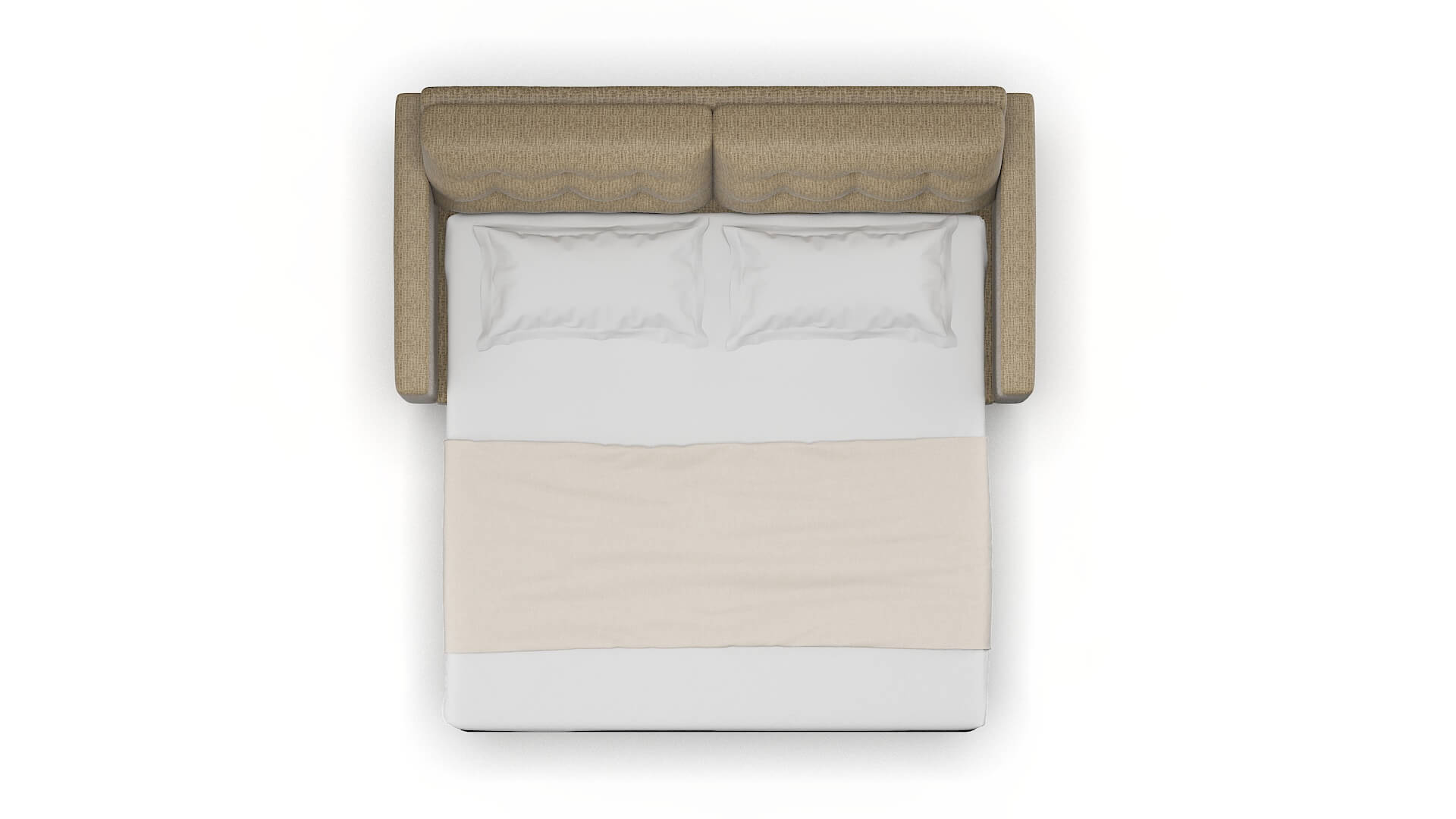 Turin Marcy Camel Sofa Sleeper Espresso legs 3