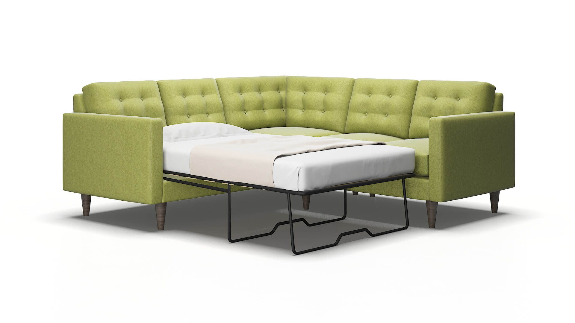 Turin Notion appletini Sectional sleeper Espresso Legs  2