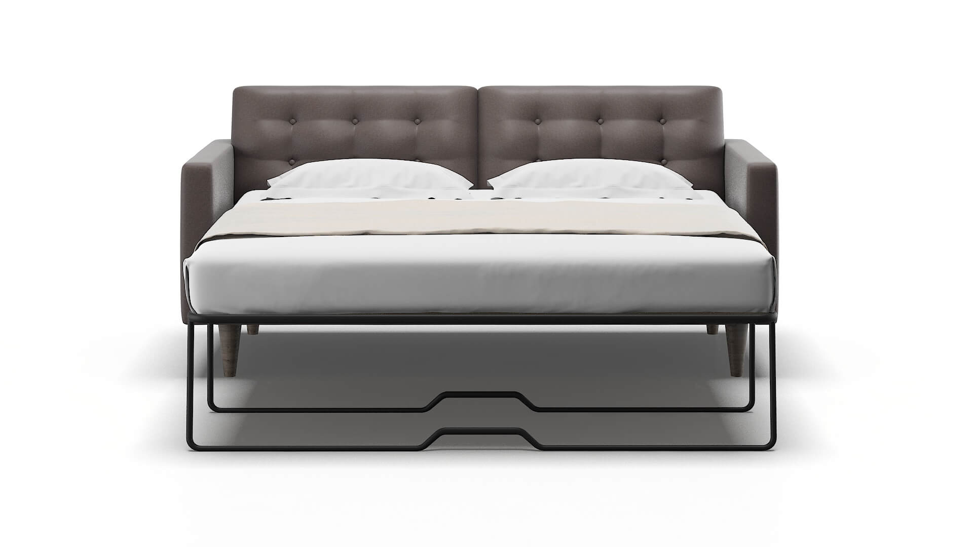 Turin Oscar Chocolate Sofa Sleeper Espresso legs 1