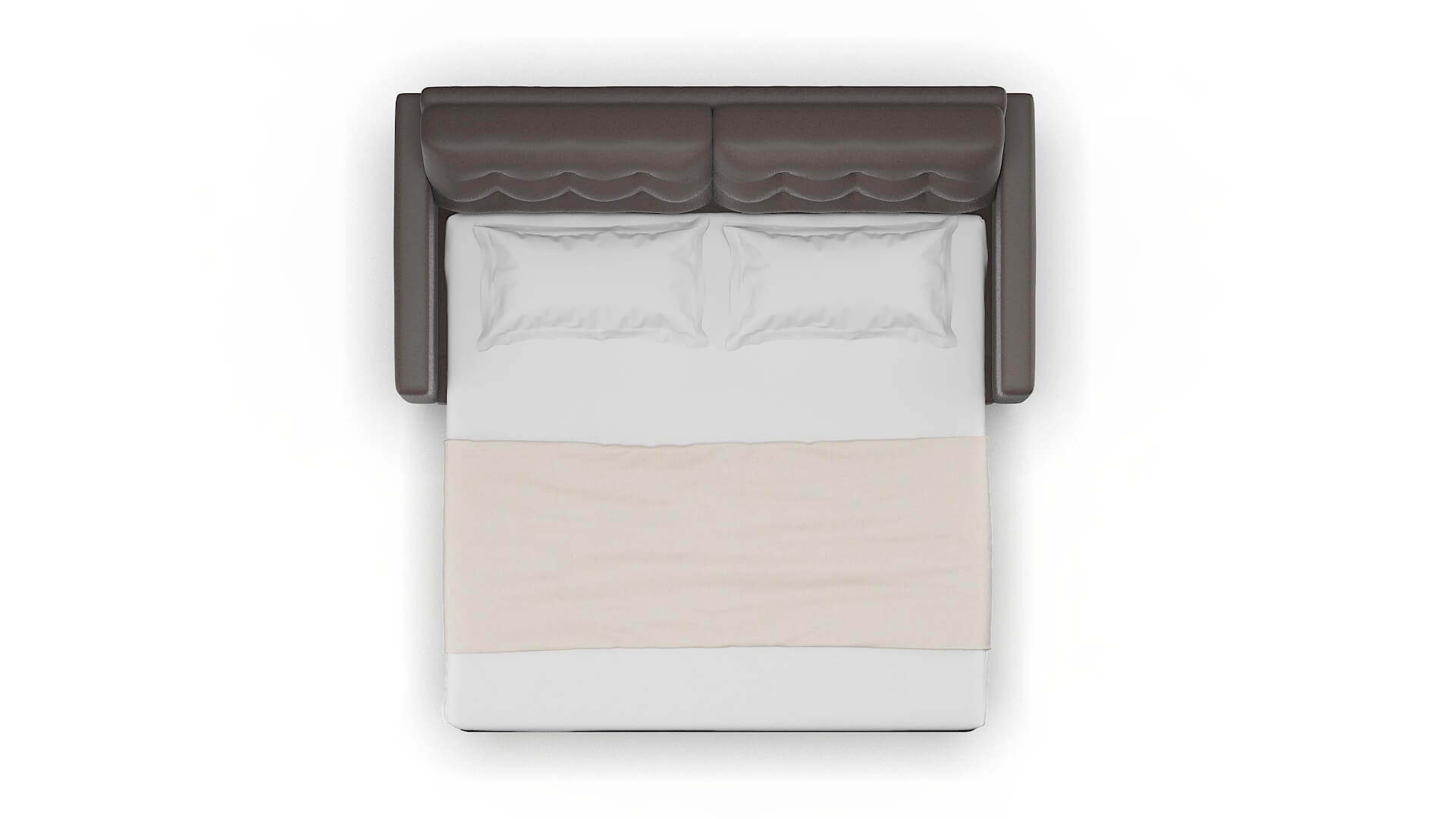 Turin Oscar Chocolate Sofa Sleeper Espresso legs 3