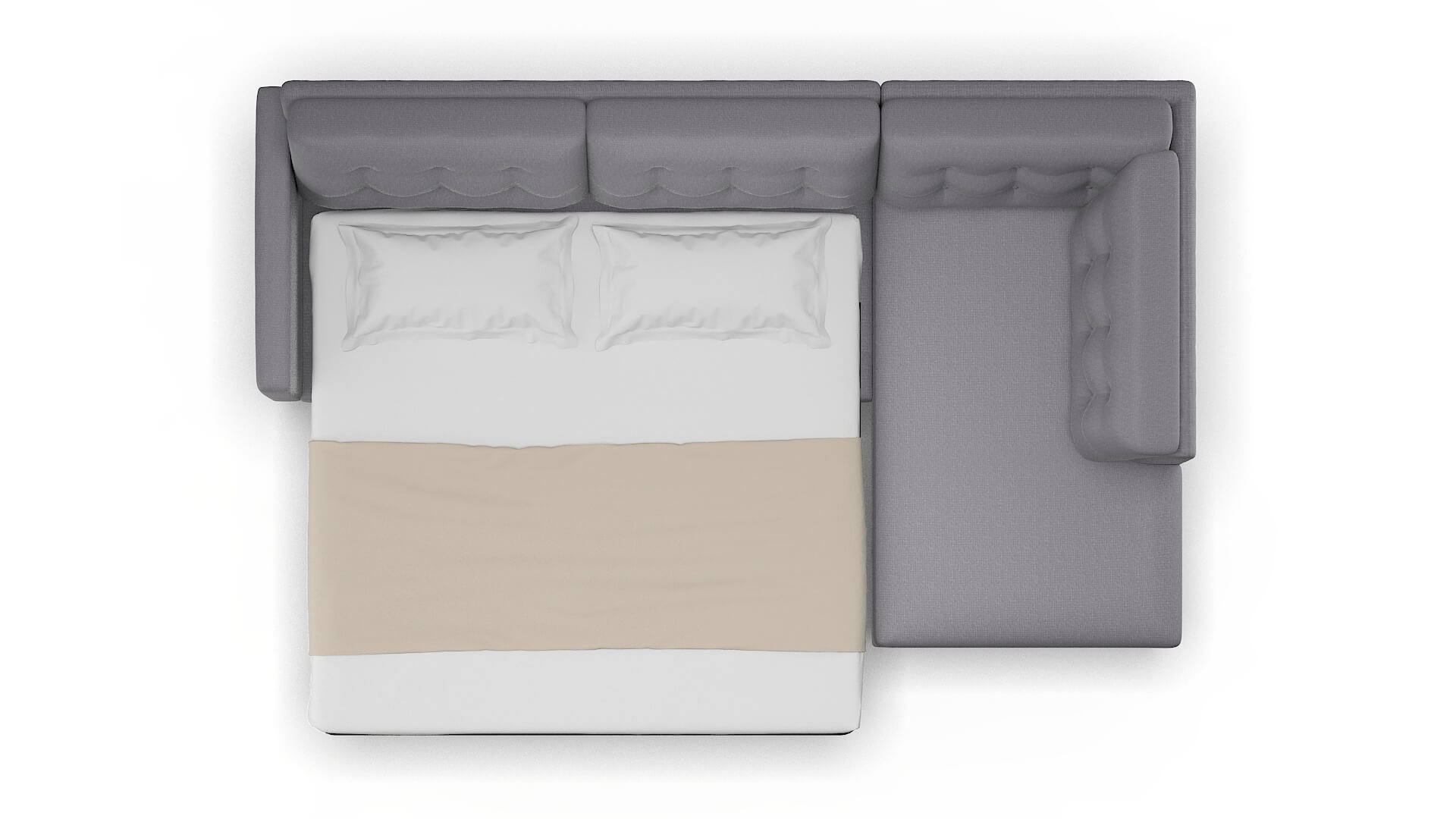 Turin Parker Ash Panel Sleeper Espresso legs 3