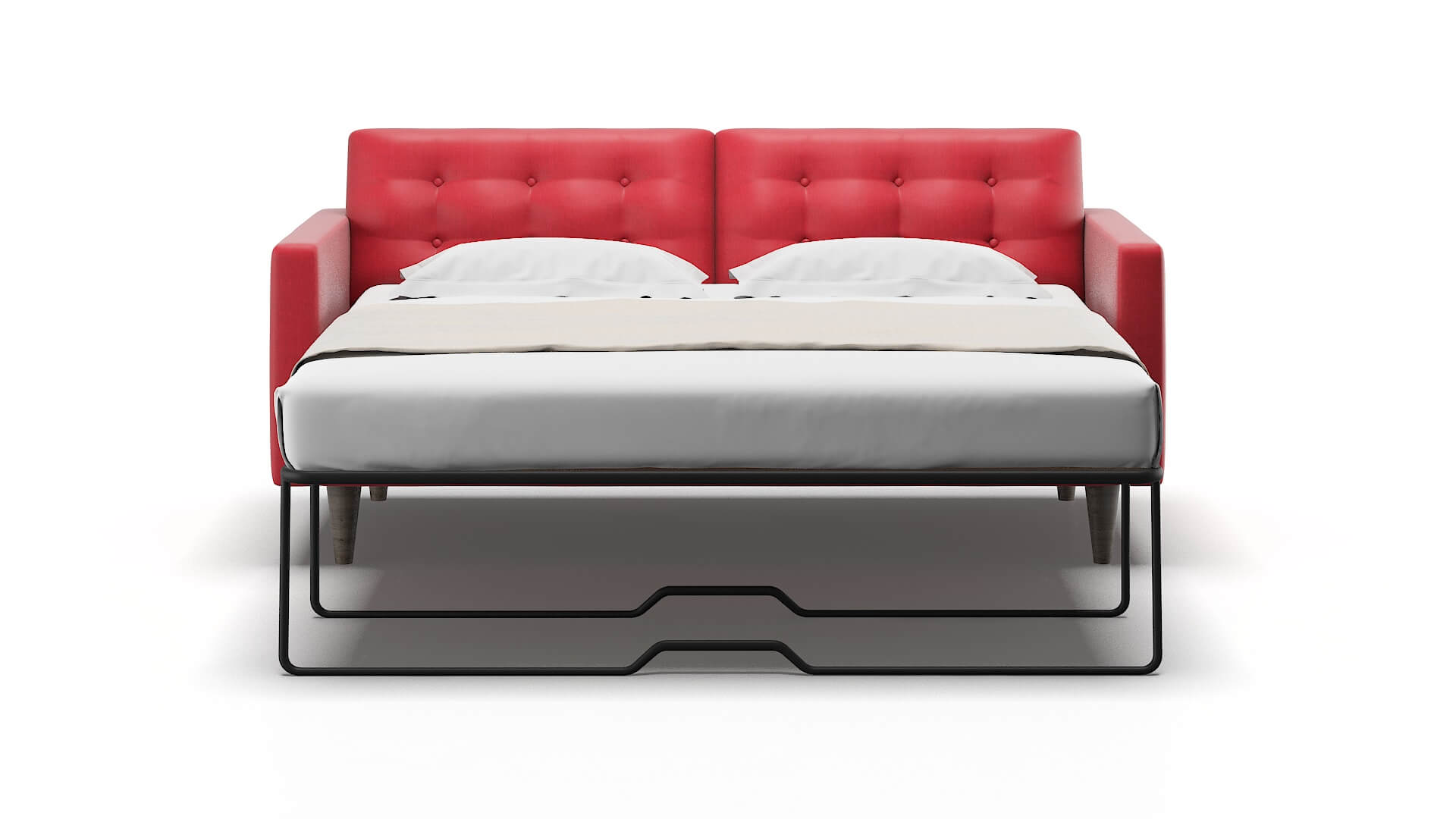 Turin Pauline Ruby Sofa Sleeper Espresso legs 1