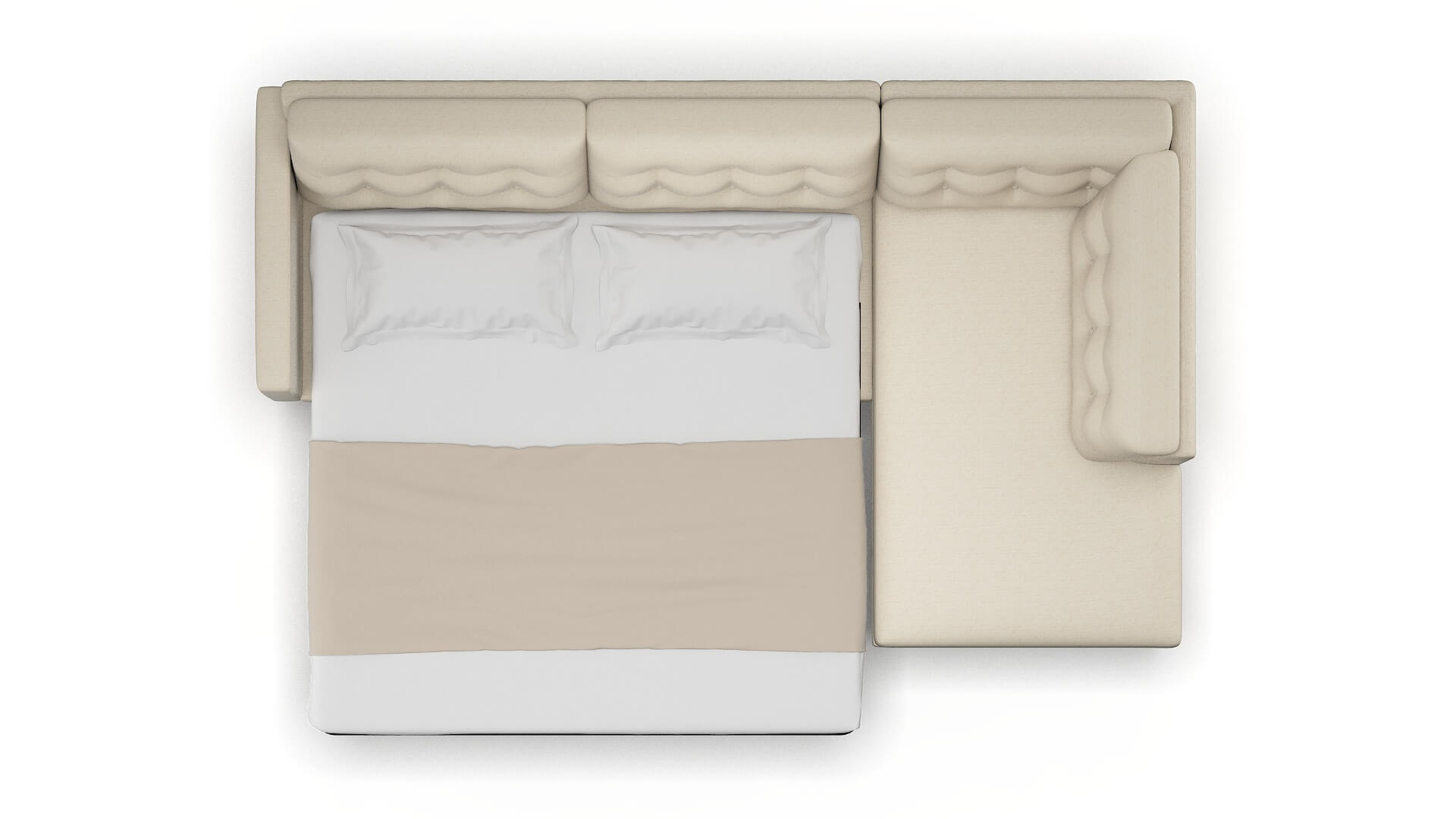 Turin Phoenix Birch Panel Sleeper Espresso legs 3