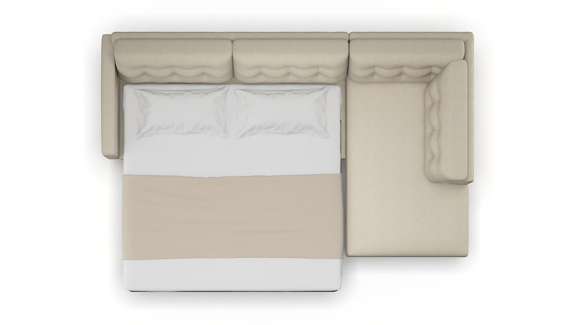 Turin Prime Dusk Panel Sleeper Espresso legs 3