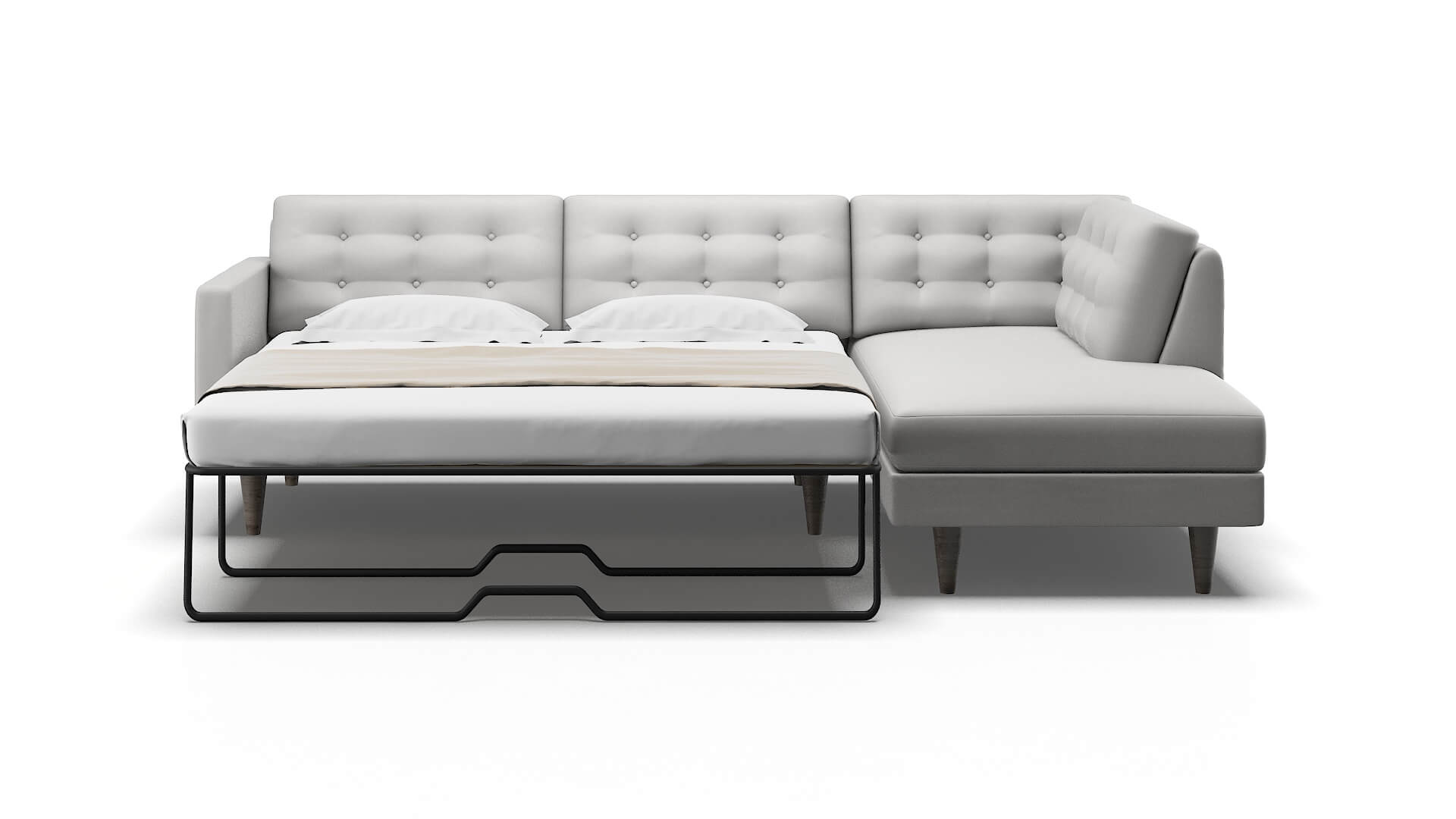 Turin Prisma Steam Panel Sleeper Espresso legs 1