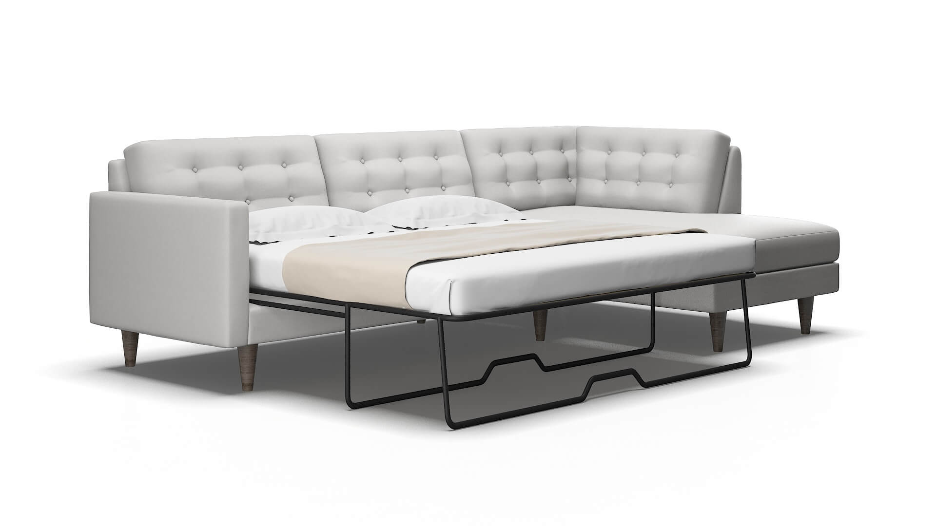 Turin Prisma steam Panel sleeper Espresso Legs  2