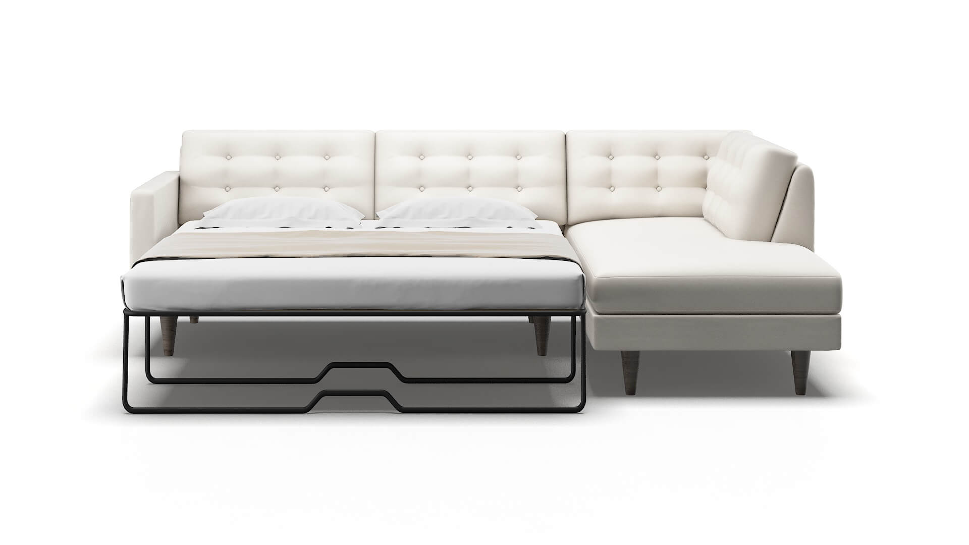 Turin Redondo Pearl Panel Sleeper Espresso legs 1