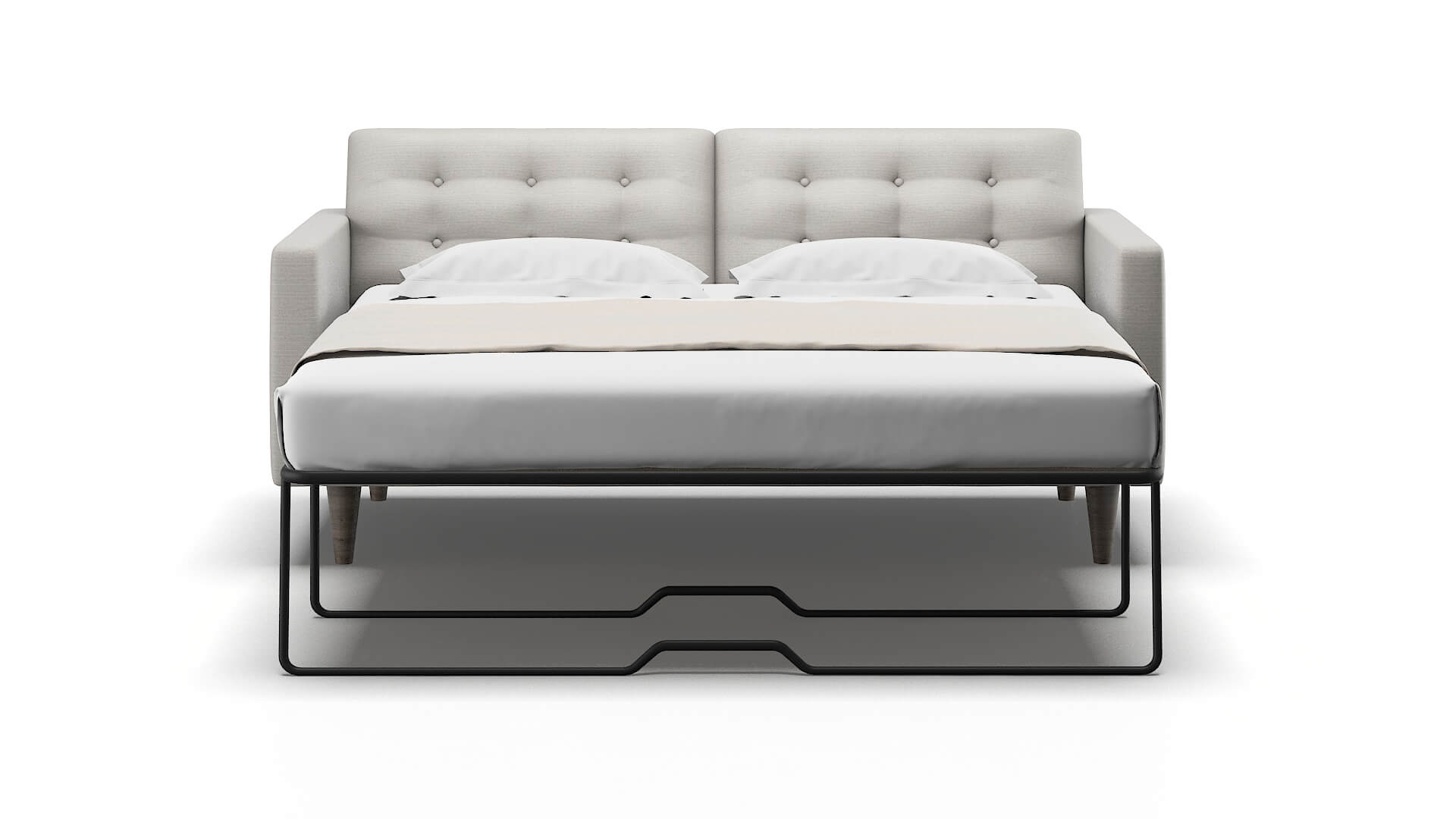 Turin Redondo Stone Sofa Sleeper Espresso legs 1